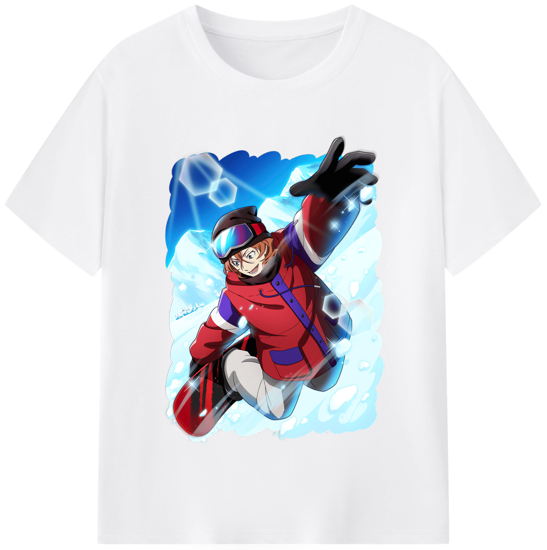 （画像用） 文豪ストレイドッグス Bungo Stray Dogs 綿100％半袖Tシャツ（フロントプリント）
