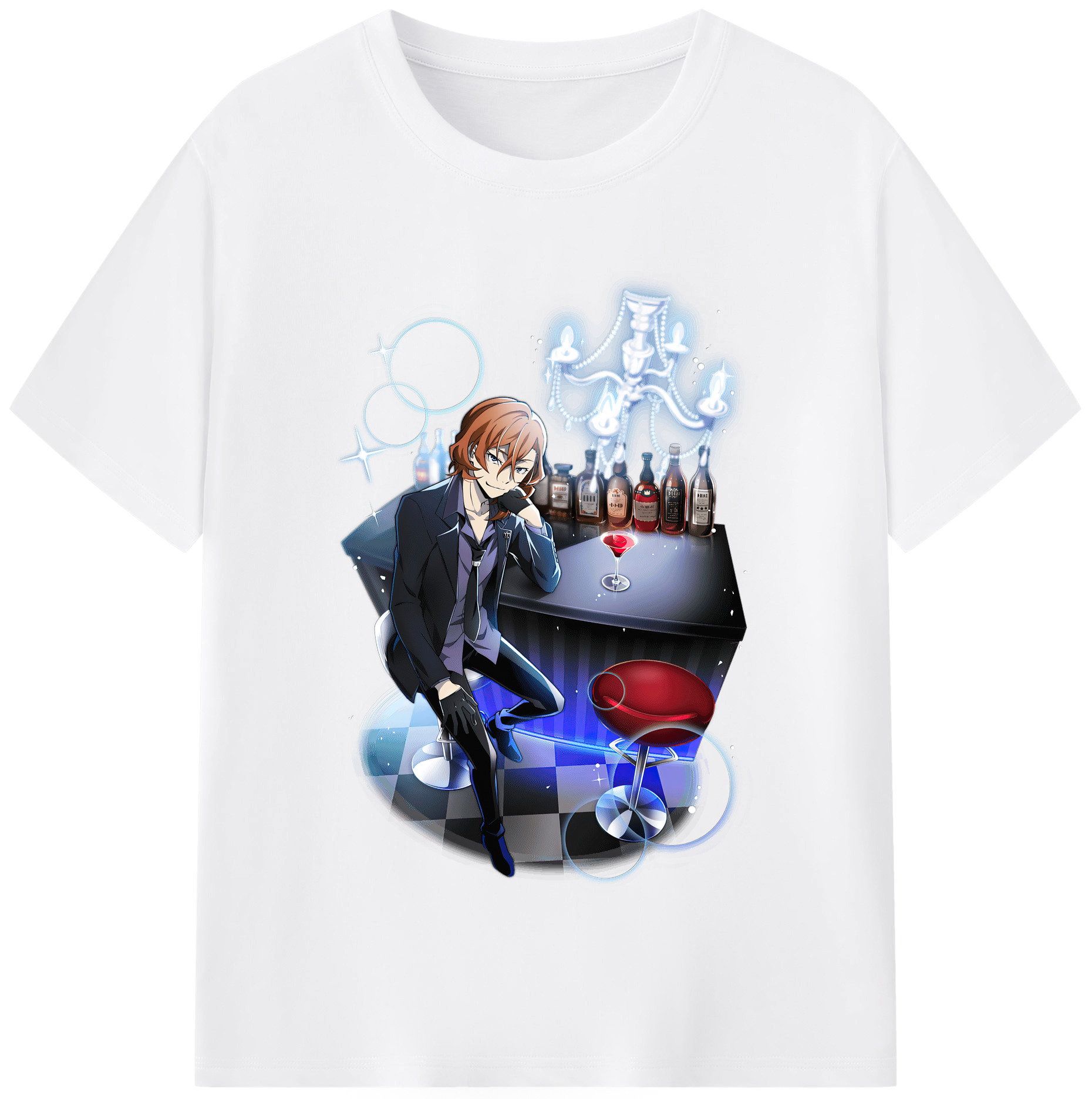 （画像用） 文豪ストレイドッグス Bungo Stray Dogs 綿100％半袖Tシャツ（フロントプリント）