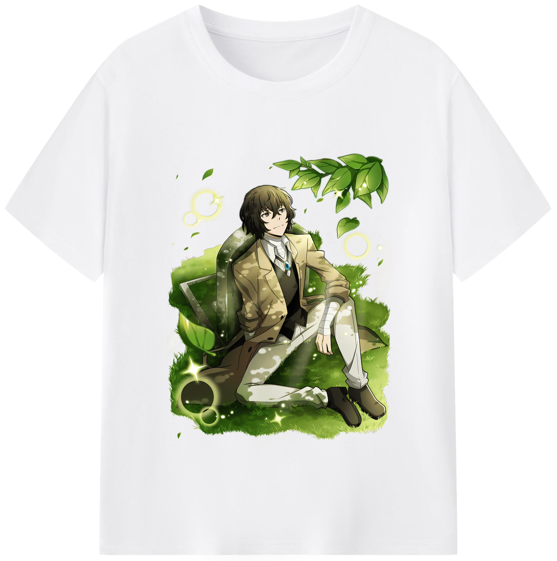 （画像用） 文豪ストレイドッグス Bungo Stray Dogs 綿100％半袖Tシャツ（フロントプリント）