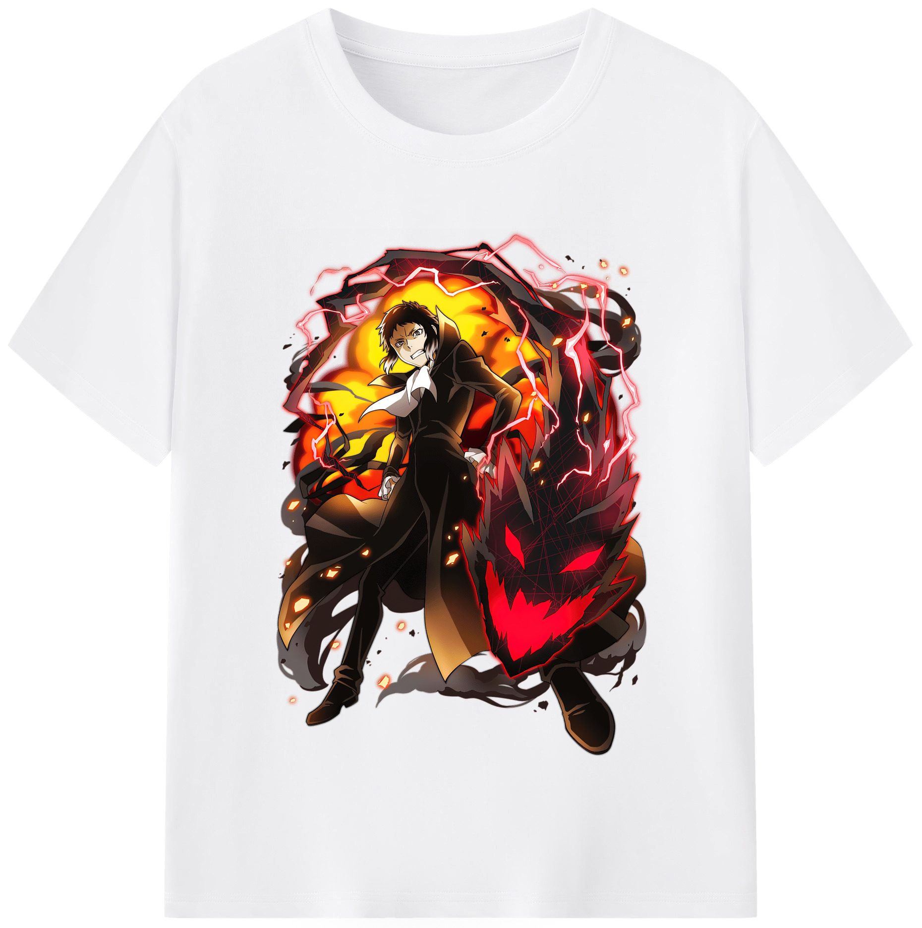 （画像用） 文豪ストレイドッグス Bungo Stray Dogs 綿100％半袖Tシャツ（フロントプリント）