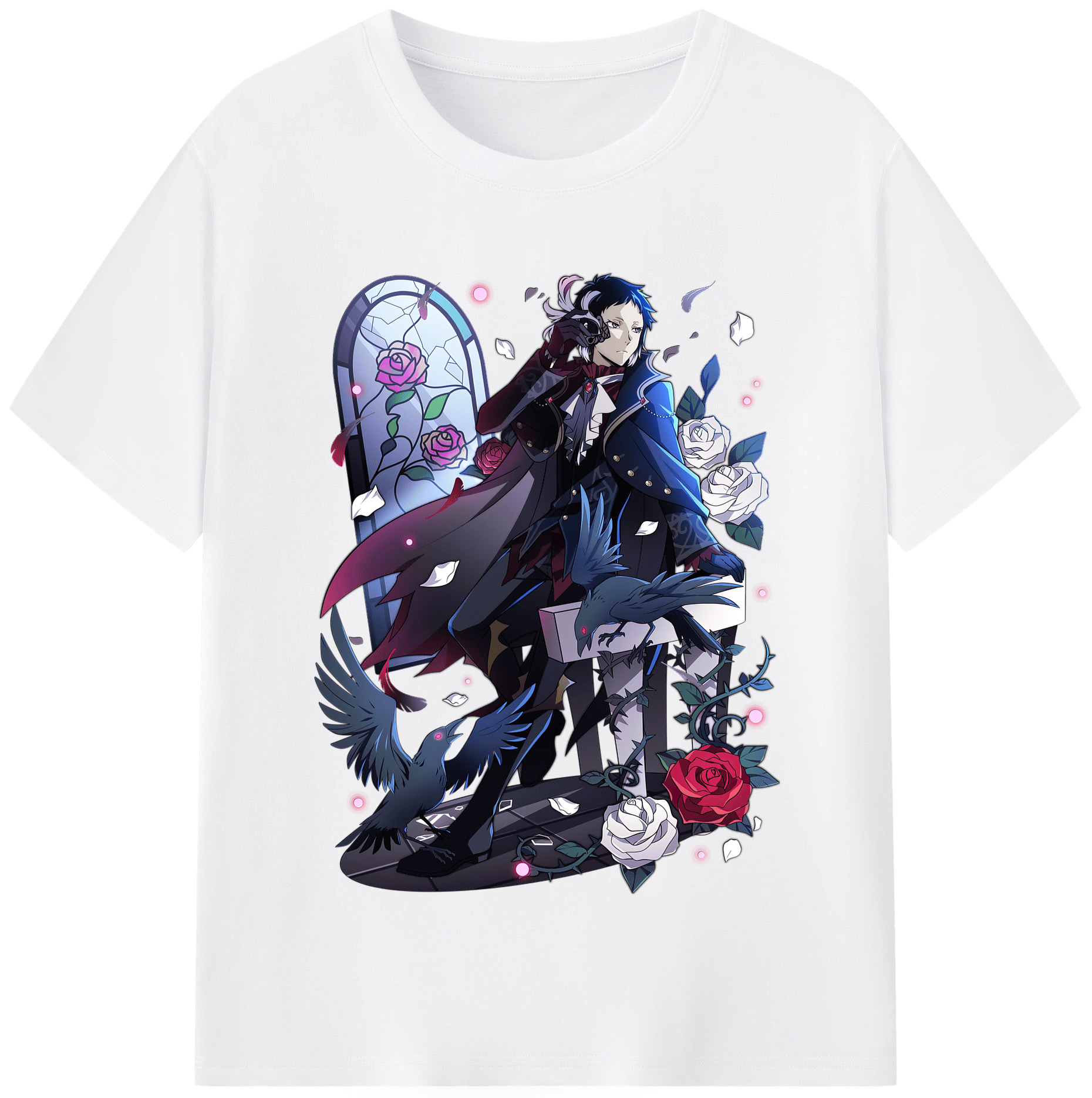 （画像用） 文豪ストレイドッグス Bungo Stray Dogs 綿100％半袖Tシャツ（フロントプリント）