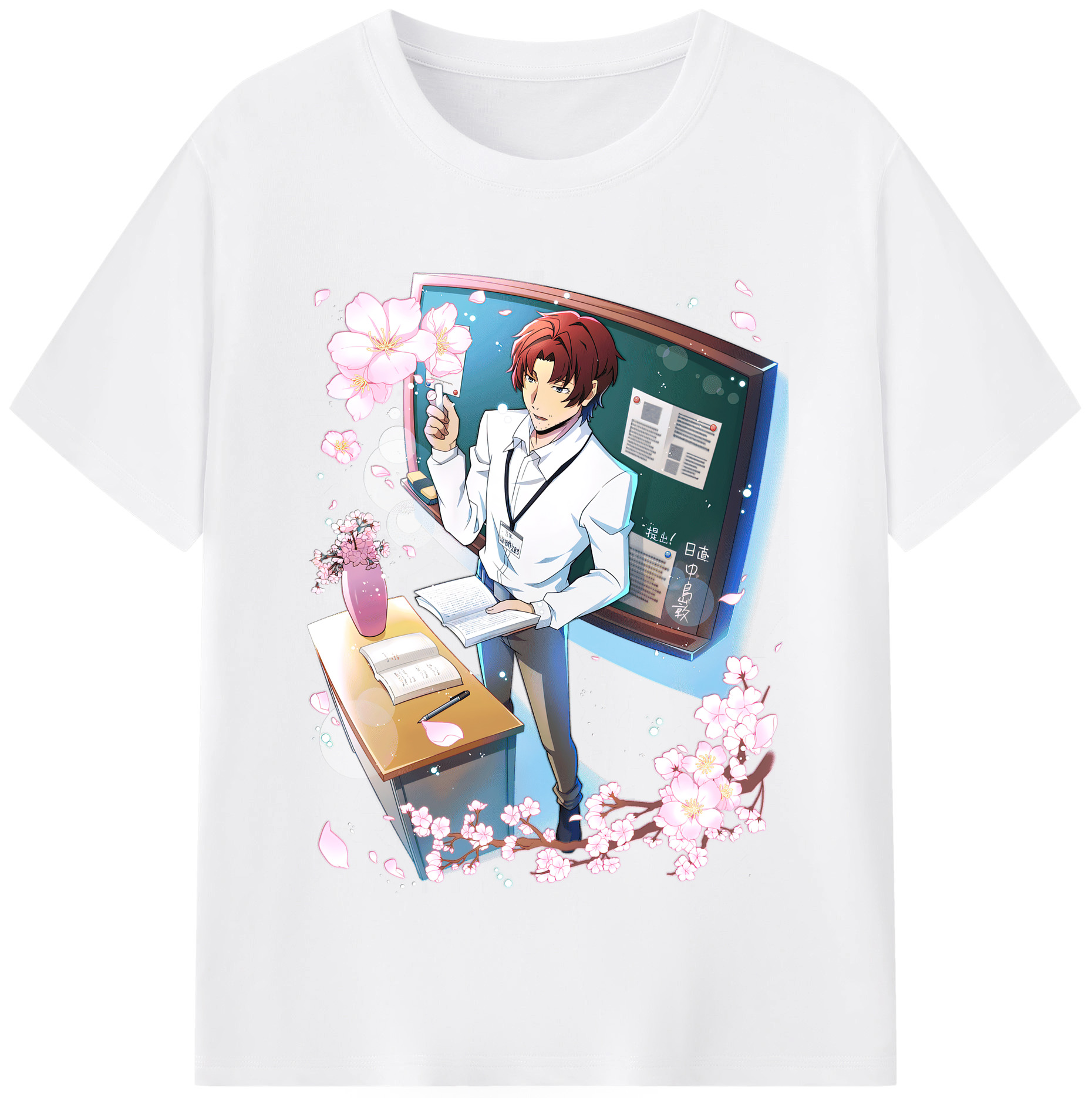 （画像用） 文豪ストレイドッグス Bungo Stray Dogs 綿100％半袖Tシャツ（フロントプリント）