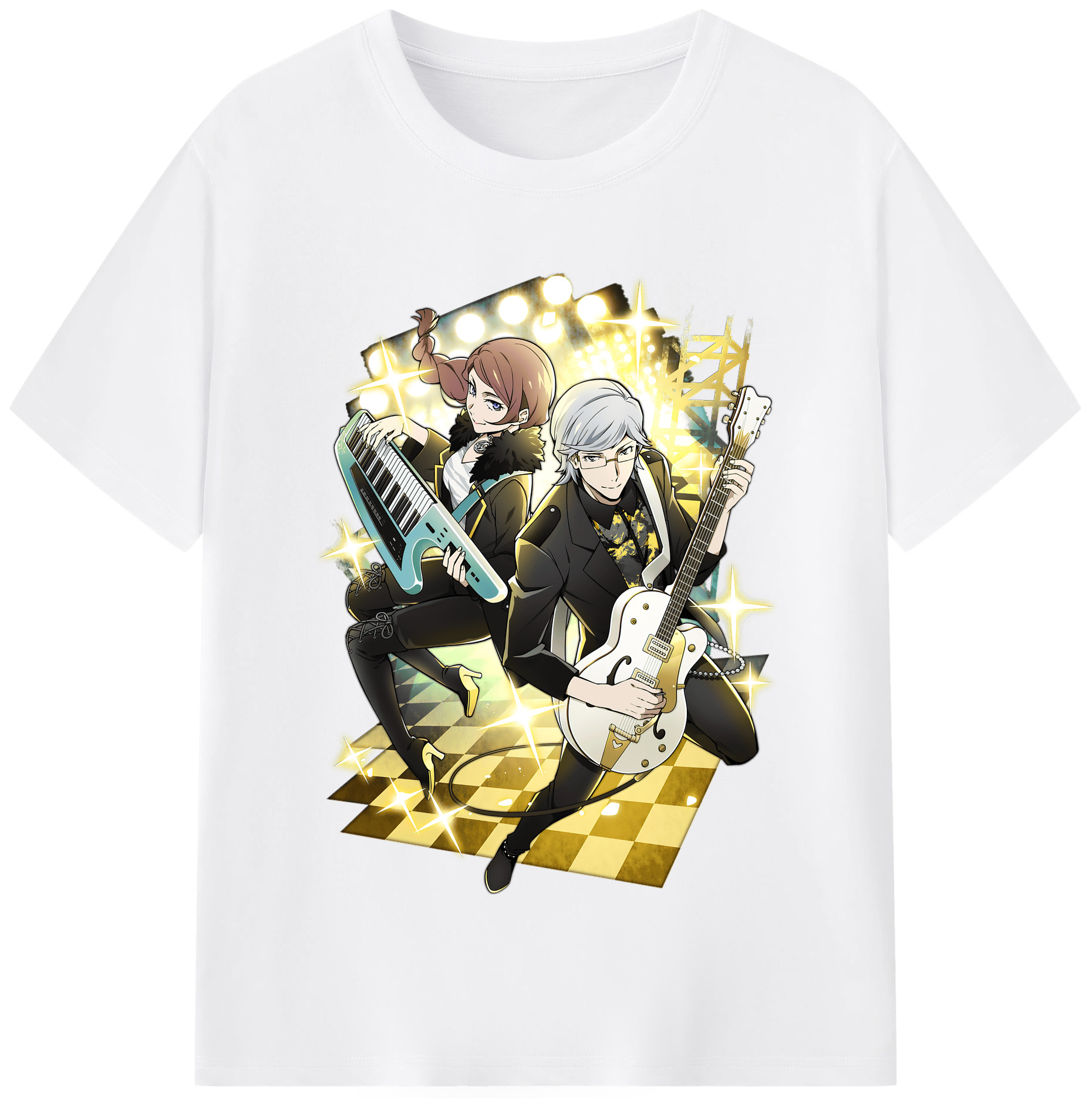 （画像用） 文豪ストレイドッグス Bungo Stray Dogs 綿100％半袖Tシャツ（フロントプリント）
