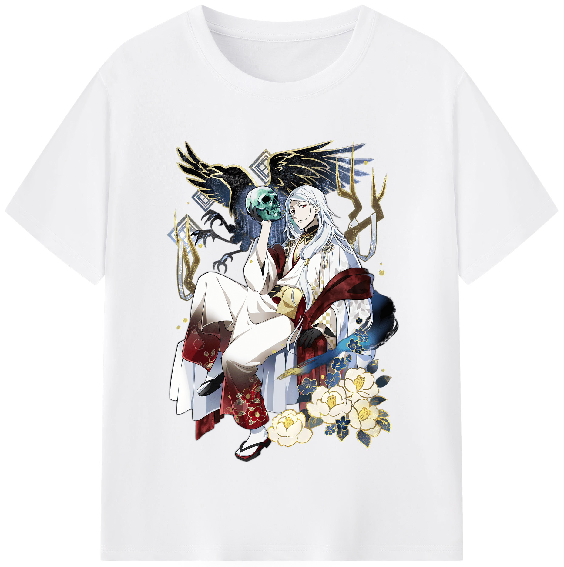 （画像用） 文豪ストレイドッグス Bungo Stray Dogs 綿100％半袖Tシャツ（フロントプリント）