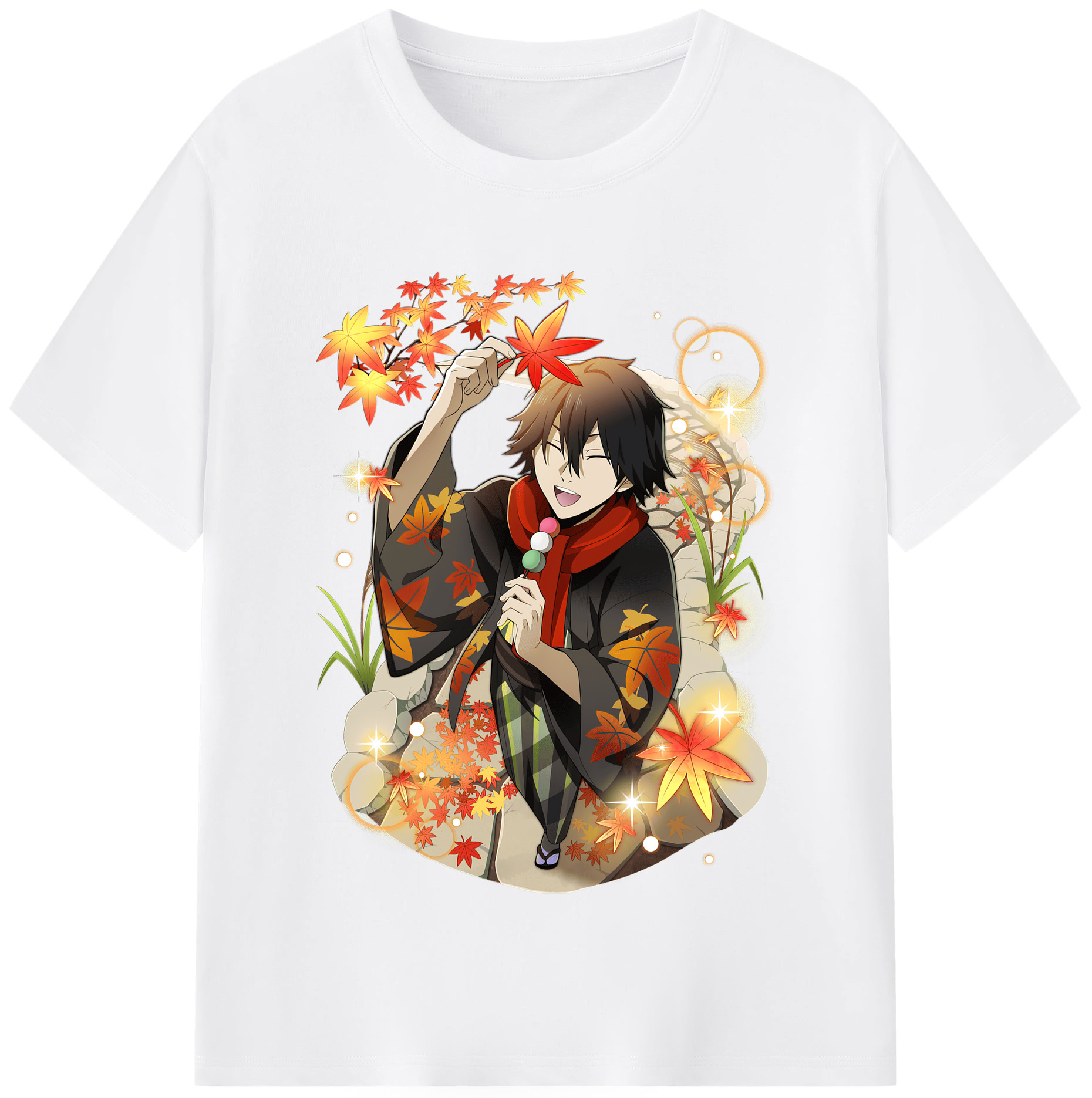 （画像用） 文豪ストレイドッグス Bungo Stray Dogs 綿100％半袖Tシャツ（フロントプリント）