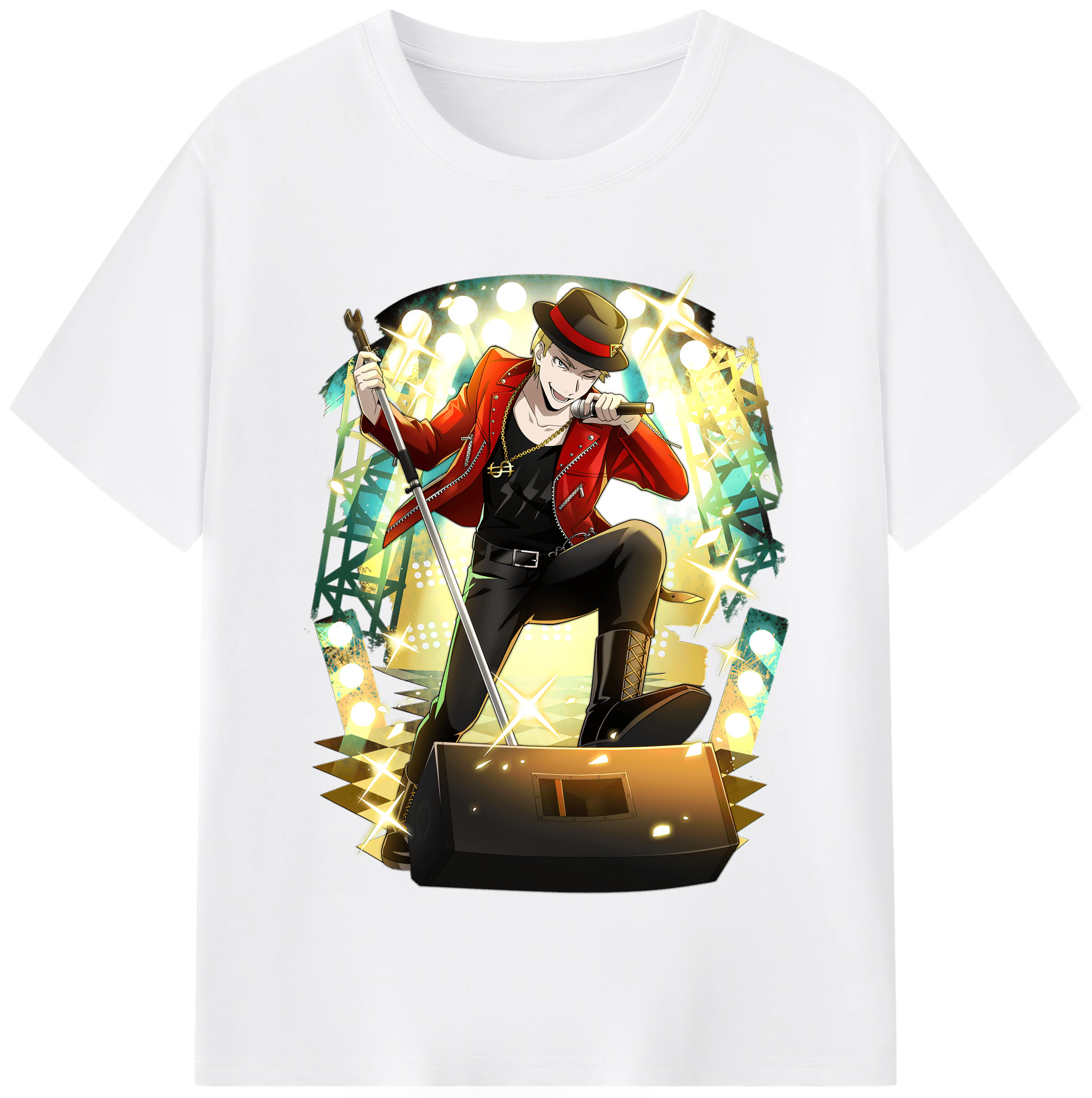 （画像用） 文豪ストレイドッグス Bungo Stray Dogs 綿100％半袖Tシャツ（フロントプリント）
