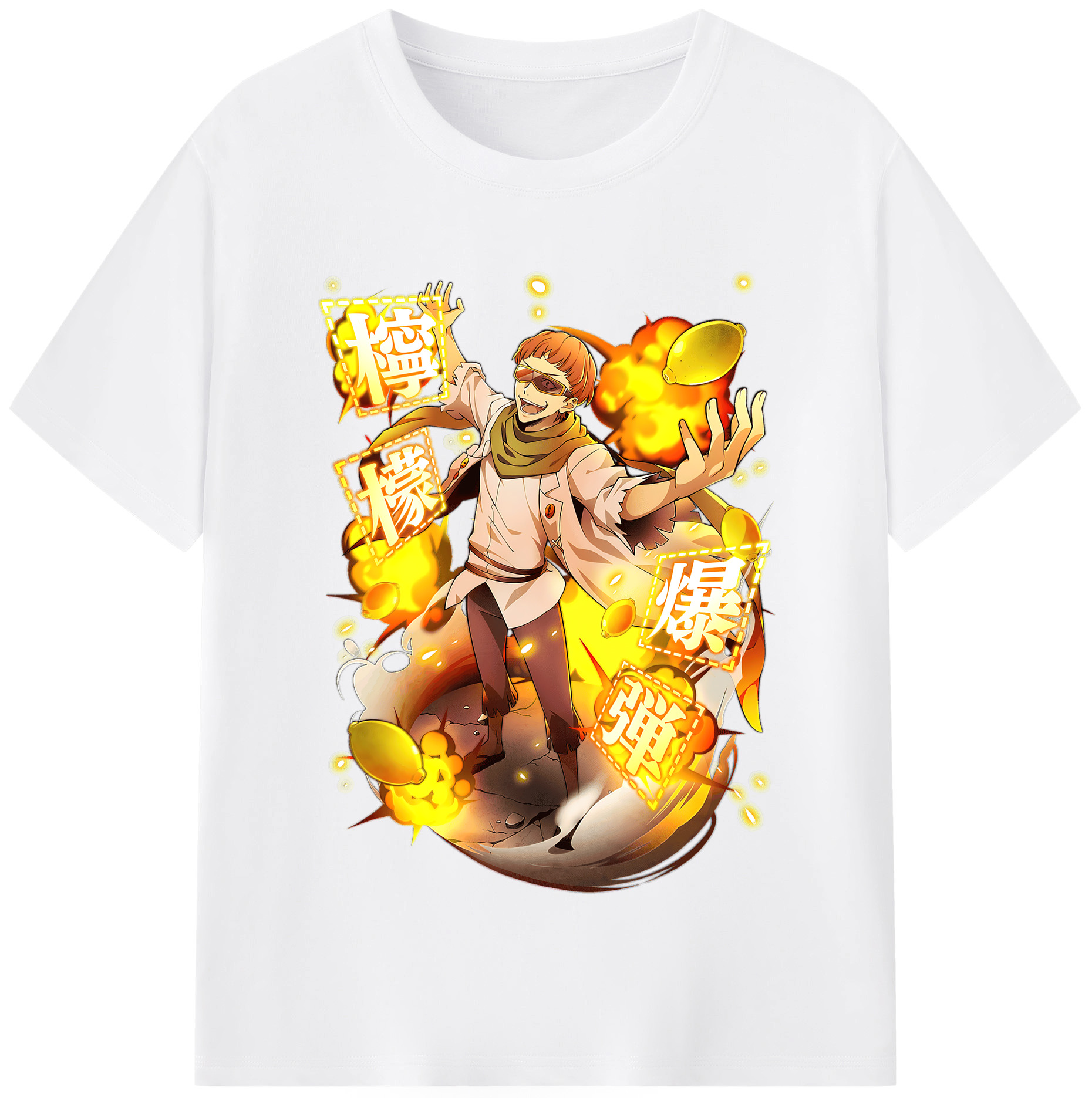 （画像用） 文豪ストレイドッグス Bungo Stray Dogs 綿100％半袖Tシャツ（フロントプリント）