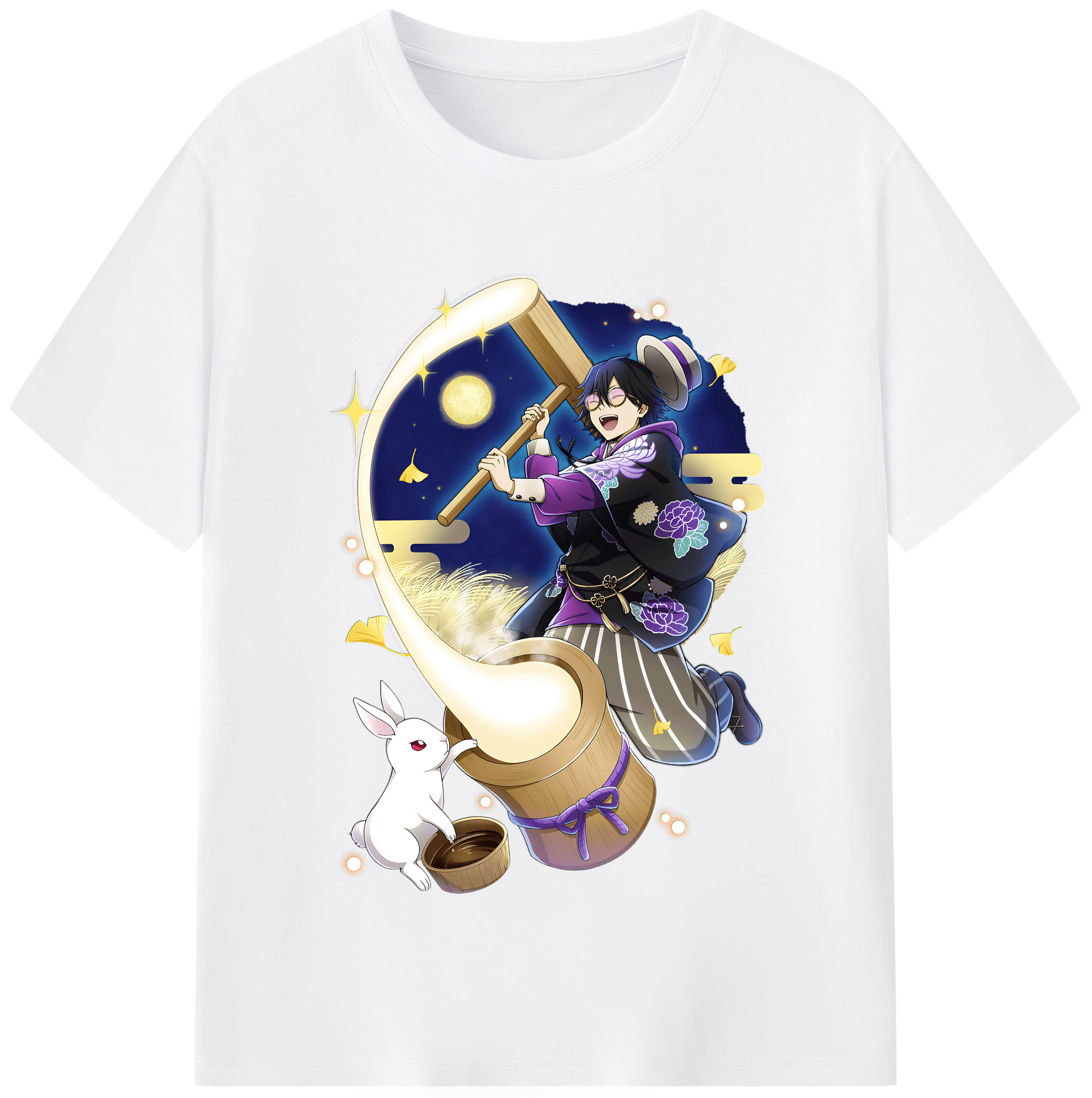 （画像用） 文豪ストレイドッグス Bungo Stray Dogs 綿100％半袖Tシャツ（フロントプリント）