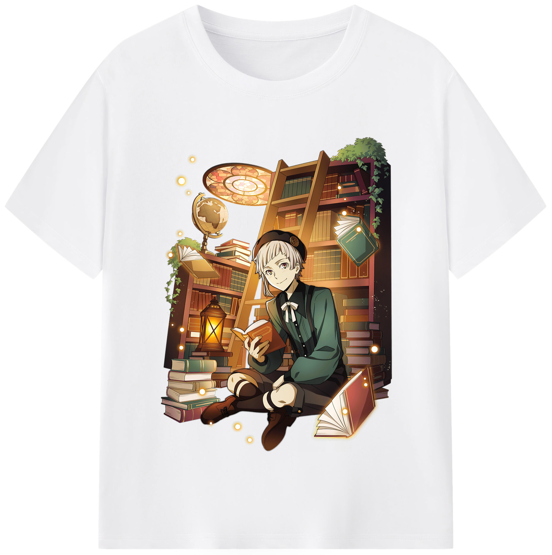 （画像用） 文豪ストレイドッグス Bungo Stray Dogs 綿100％半袖Tシャツ（フロントプリント）