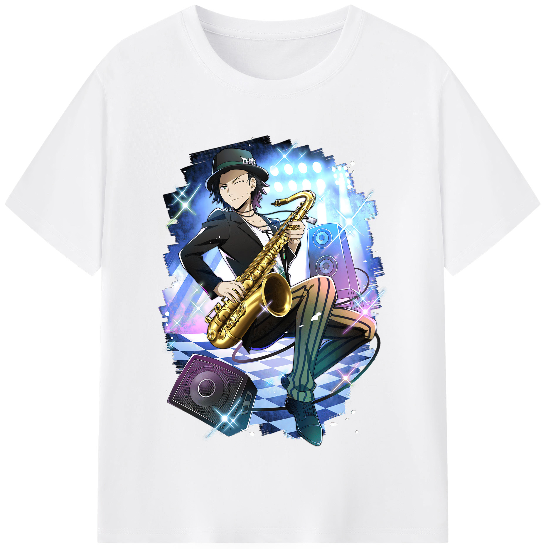 （画像用） 文豪ストレイドッグス Bungo Stray Dogs 綿100％半袖Tシャツ（フロントプリント）