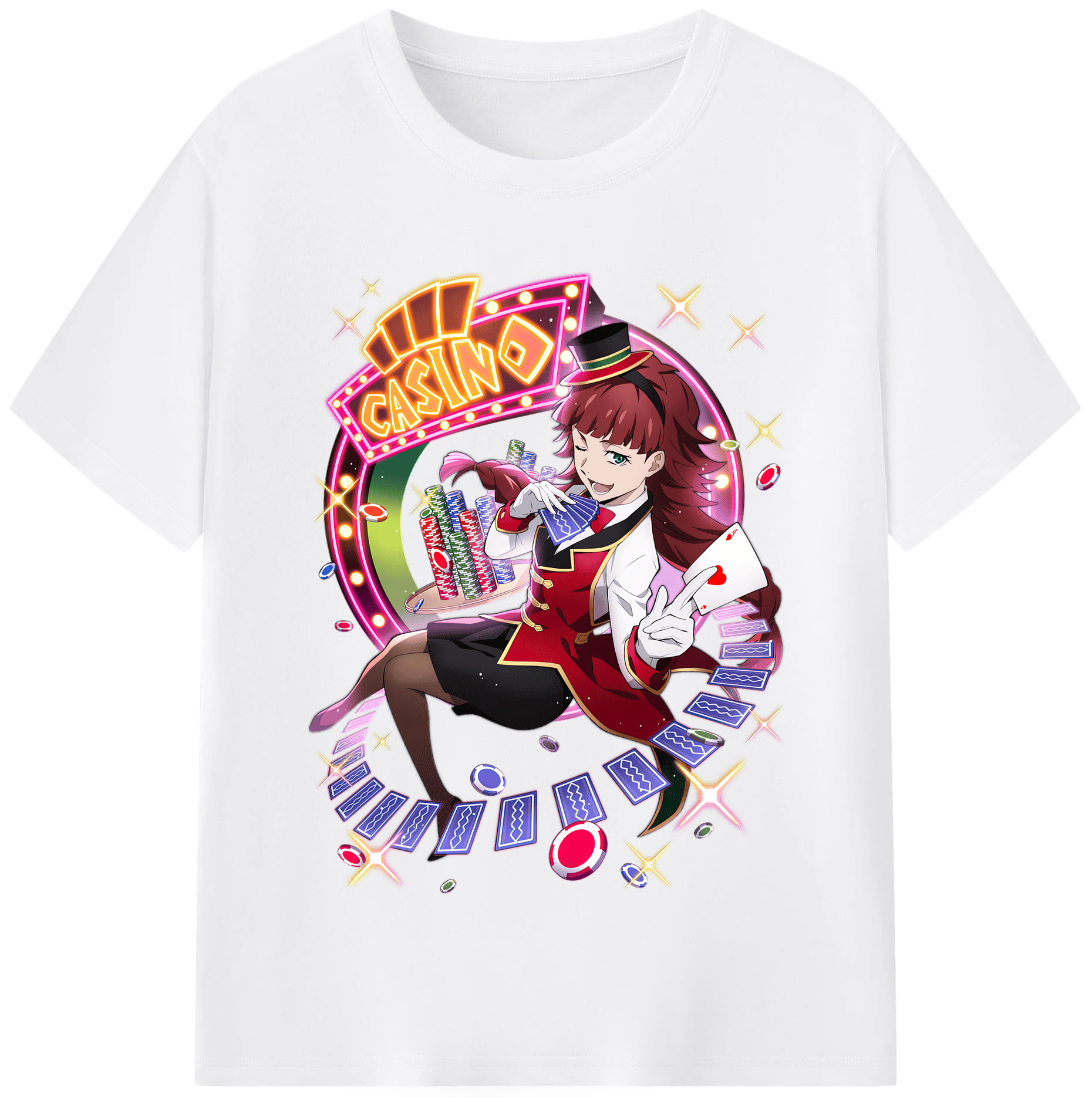 （画像用） 文豪ストレイドッグス Bungo Stray Dogs 綿100％半袖Tシャツ（フロントプリント）