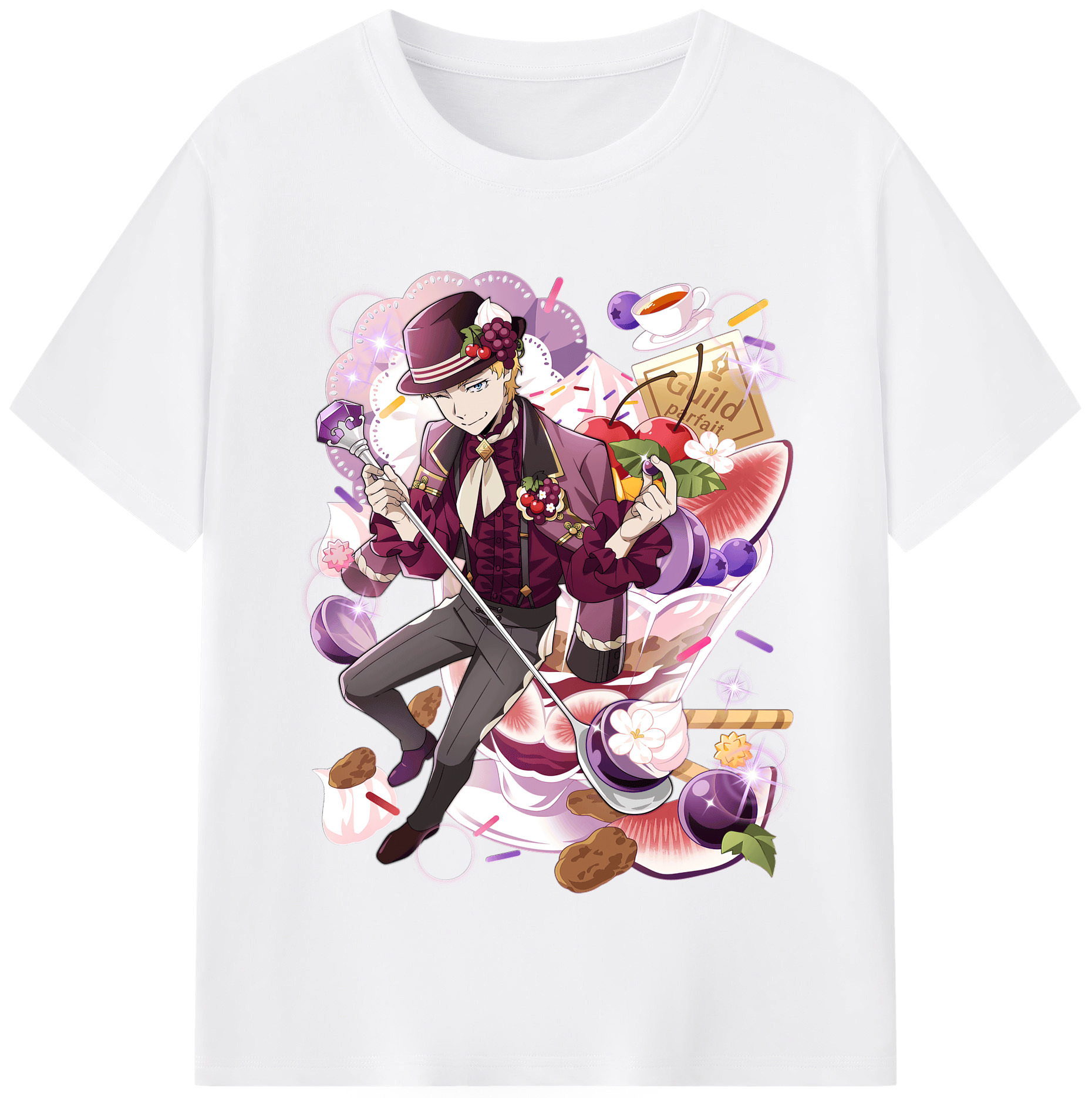（画像用） 文豪ストレイドッグス Bungo Stray Dogs 綿100％半袖Tシャツ（フロントプリント）