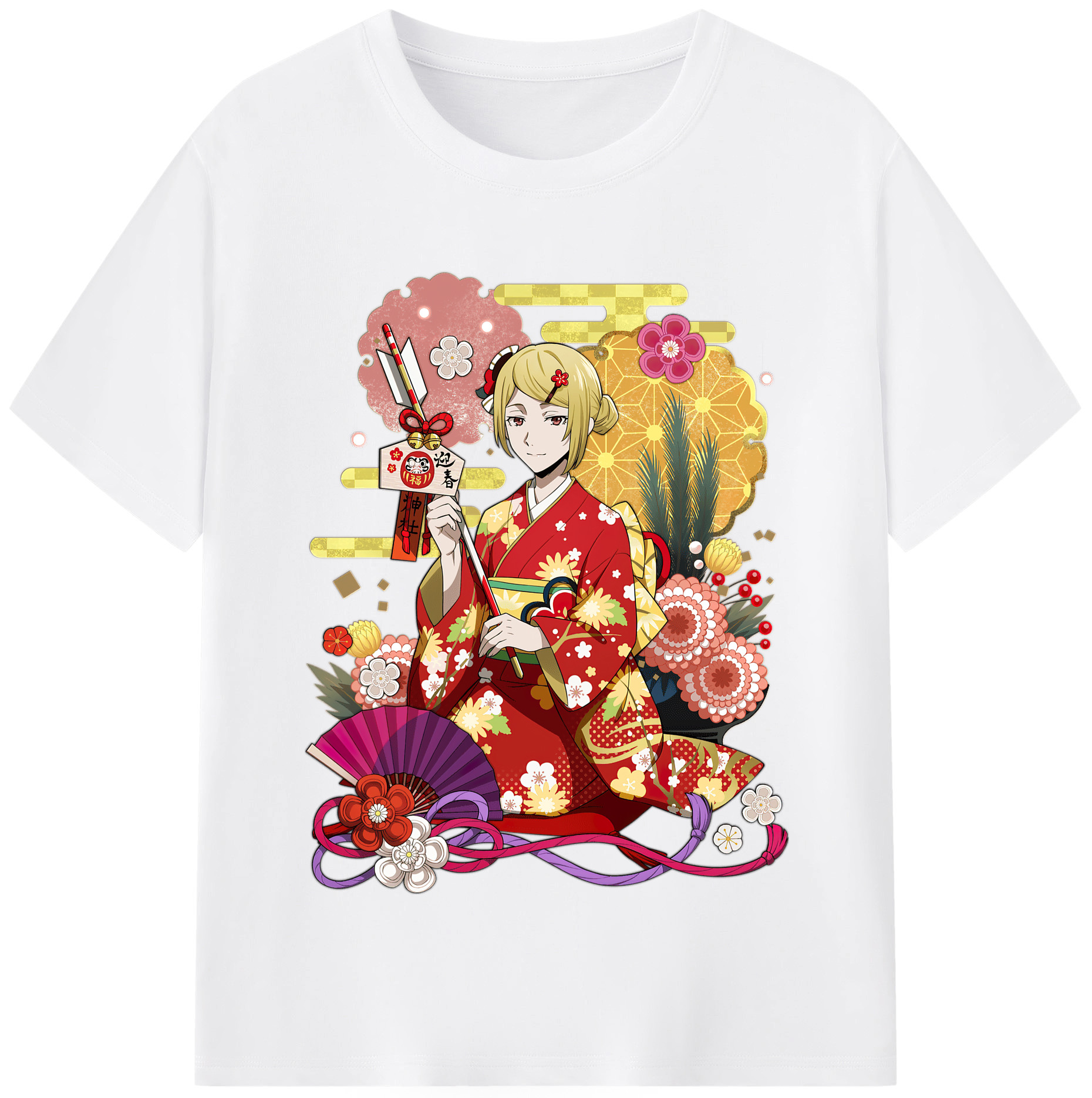 （画像用） 文豪ストレイドッグス Bungo Stray Dogs 綿100％半袖Tシャツ（フロントプリント）