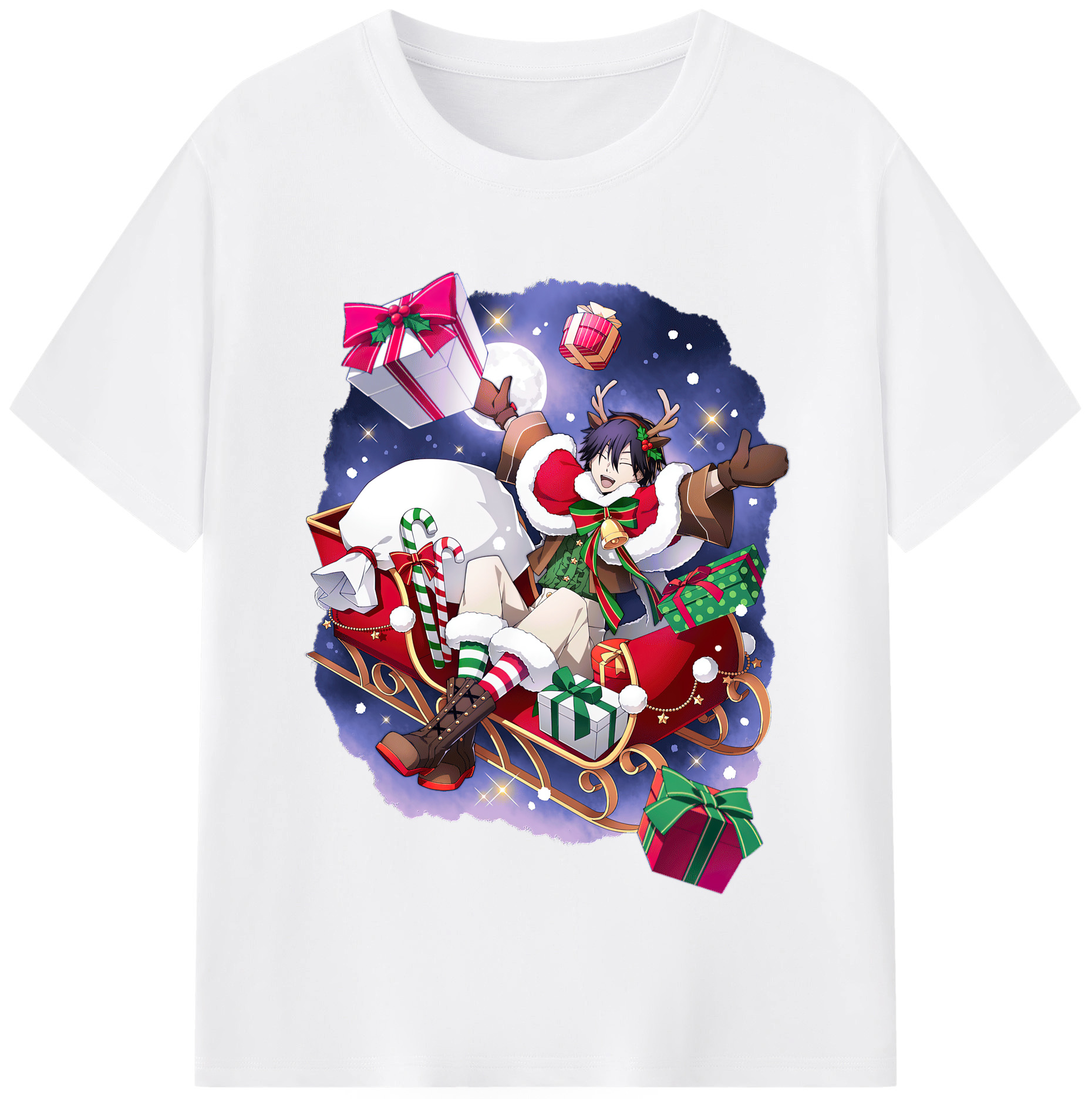 （画像用） 文豪ストレイドッグス Bungo Stray Dogs 綿100％半袖Tシャツ（フロントプリント）