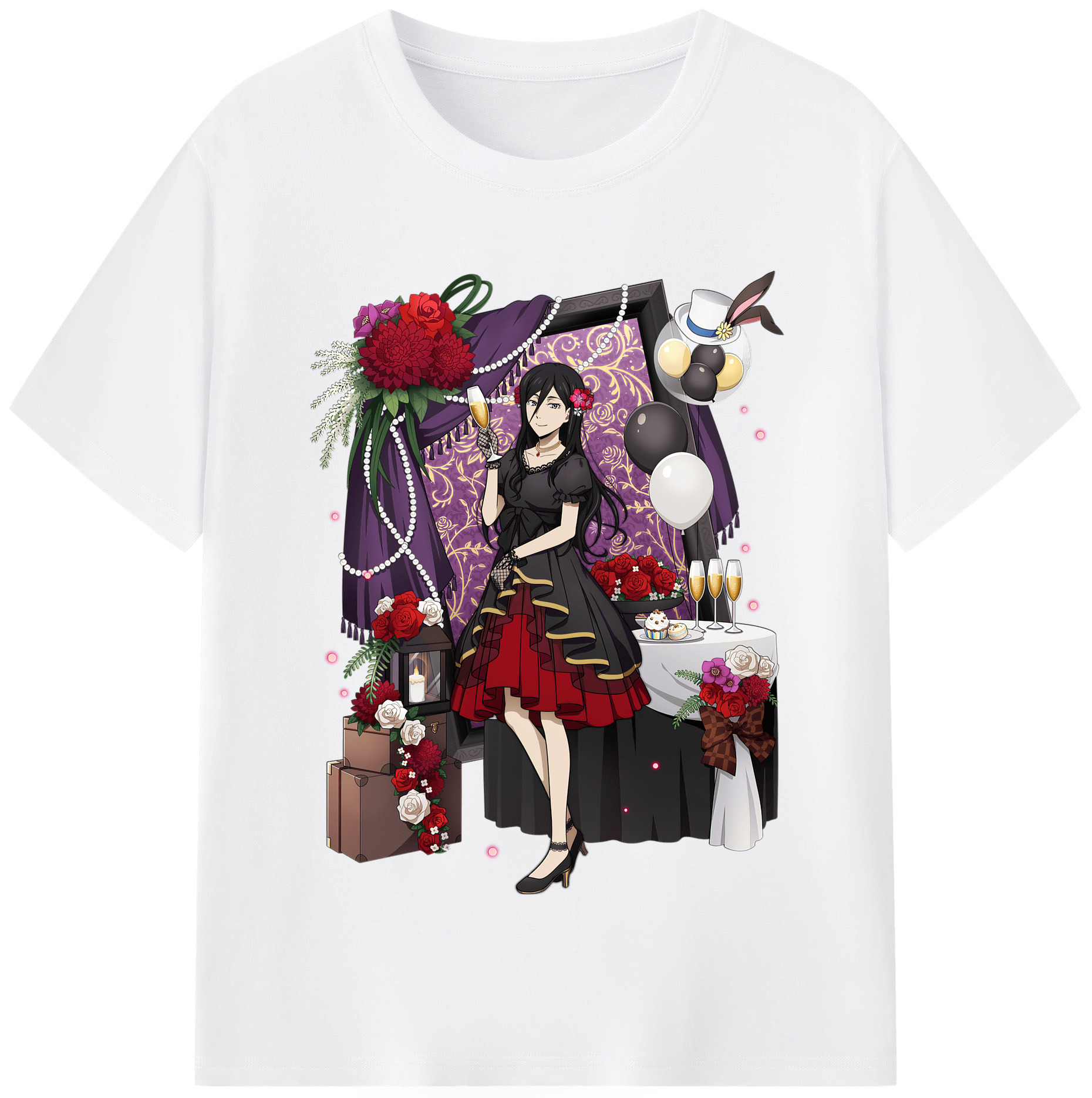 （画像用） 文豪ストレイドッグス Bungo Stray Dogs 綿100％半袖Tシャツ（フロントプリント）