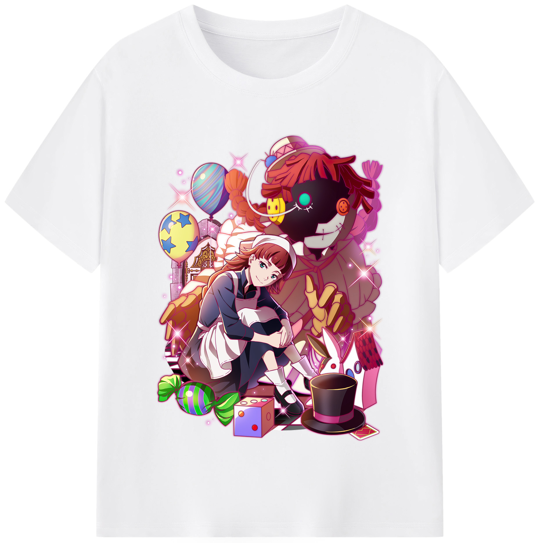 （画像用） 文豪ストレイドッグス Bungo Stray Dogs 綿100％半袖Tシャツ（フロントプリント）
