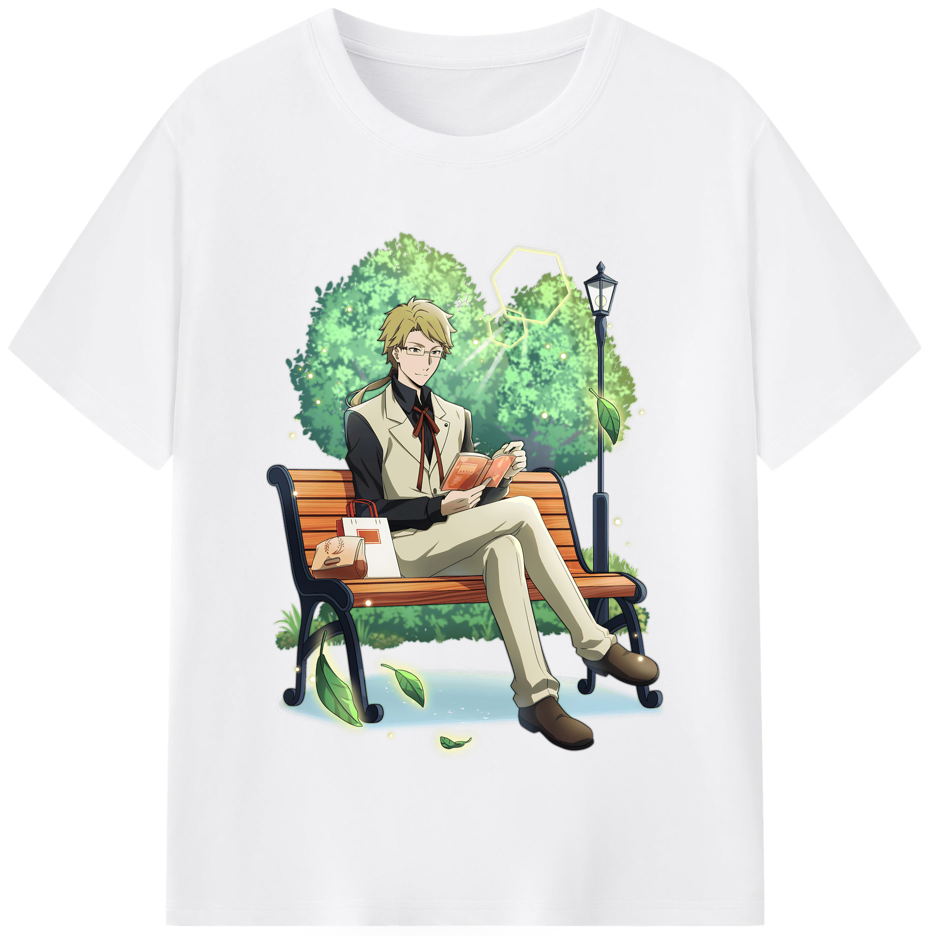 （画像用） 文豪ストレイドッグス Bungo Stray Dogs 綿100％半袖Tシャツ（フロントプリント）