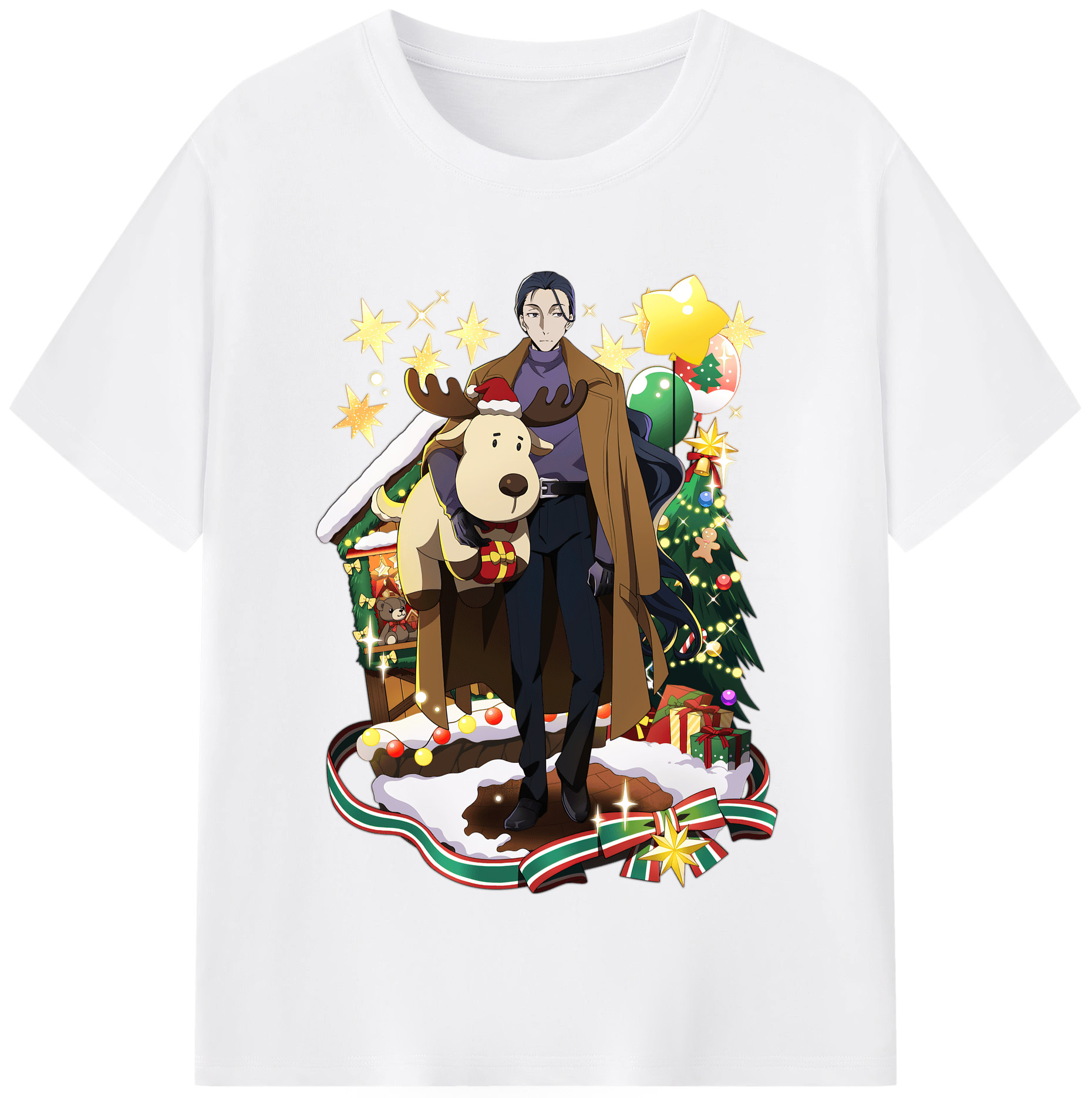 （画像用） 文豪ストレイドッグス Bungo Stray Dogs 綿100％半袖Tシャツ（フロントプリント）