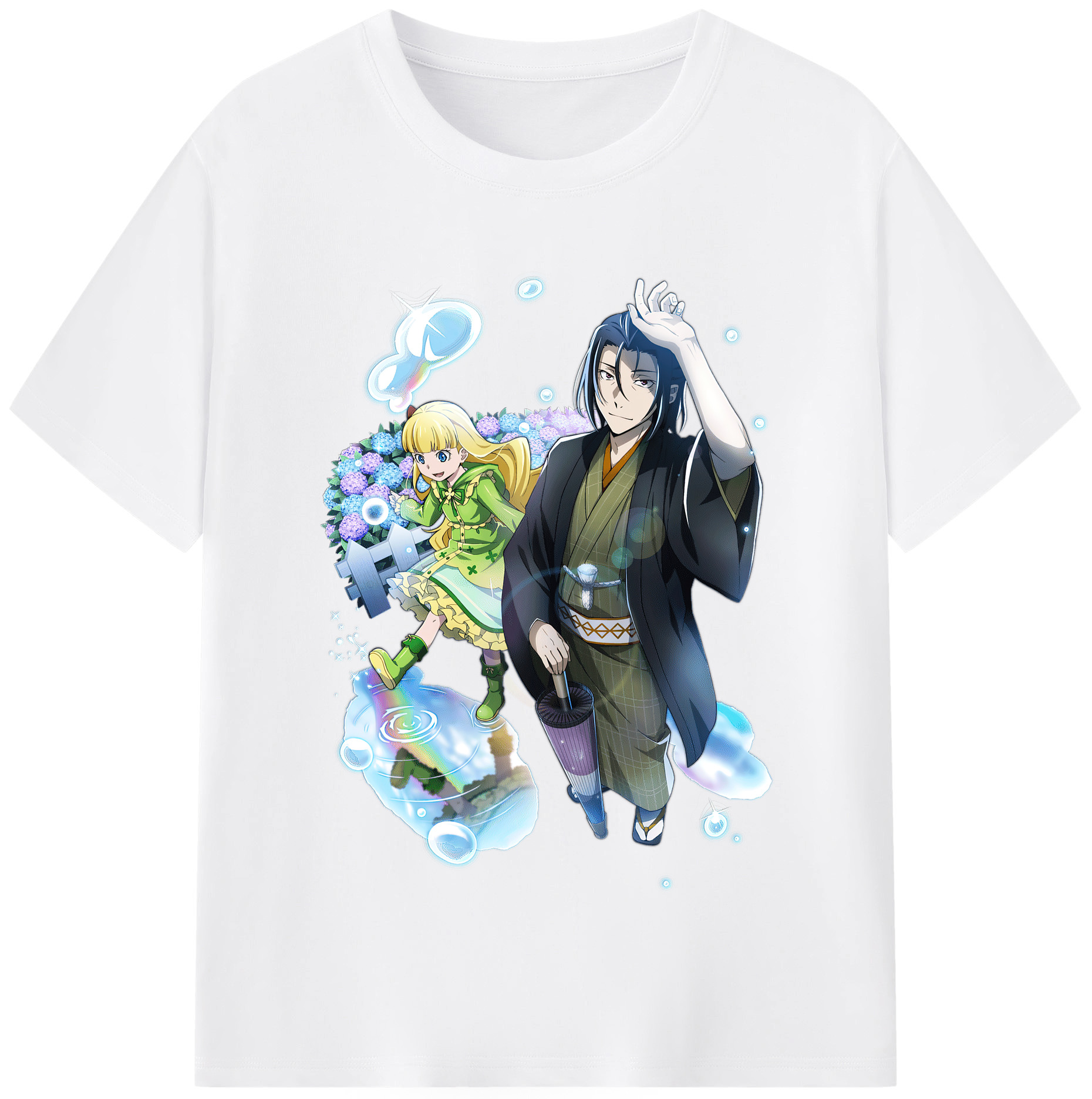 （画像用） 文豪ストレイドッグス Bungo Stray Dogs 綿100％半袖Tシャツ（フロントプリント）