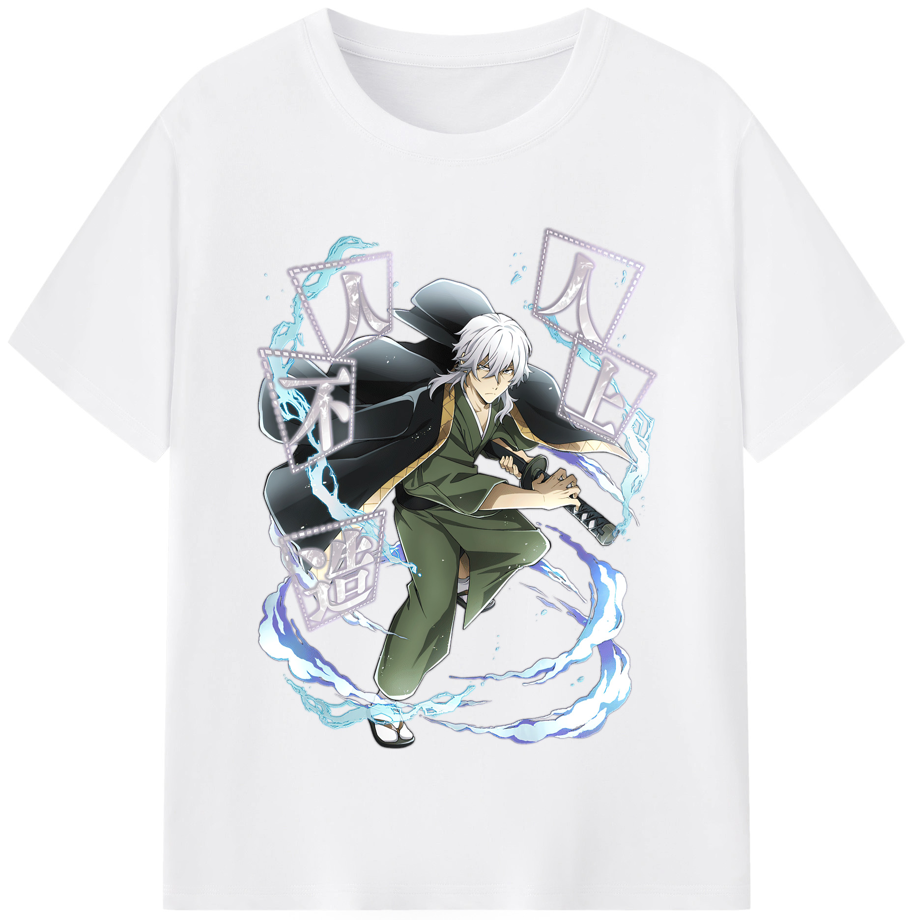 （画像用） 文豪ストレイドッグス Bungo Stray Dogs 綿100％半袖Tシャツ（フロントプリント）