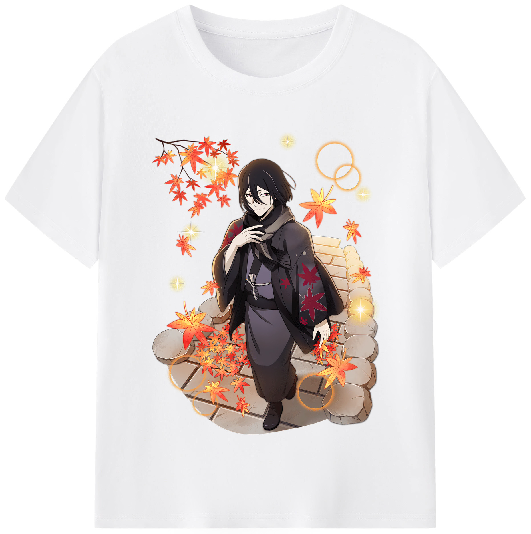 （画像用） 文豪ストレイドッグス Bungo Stray Dogs 綿100％半袖Tシャツ（フロントプリント）