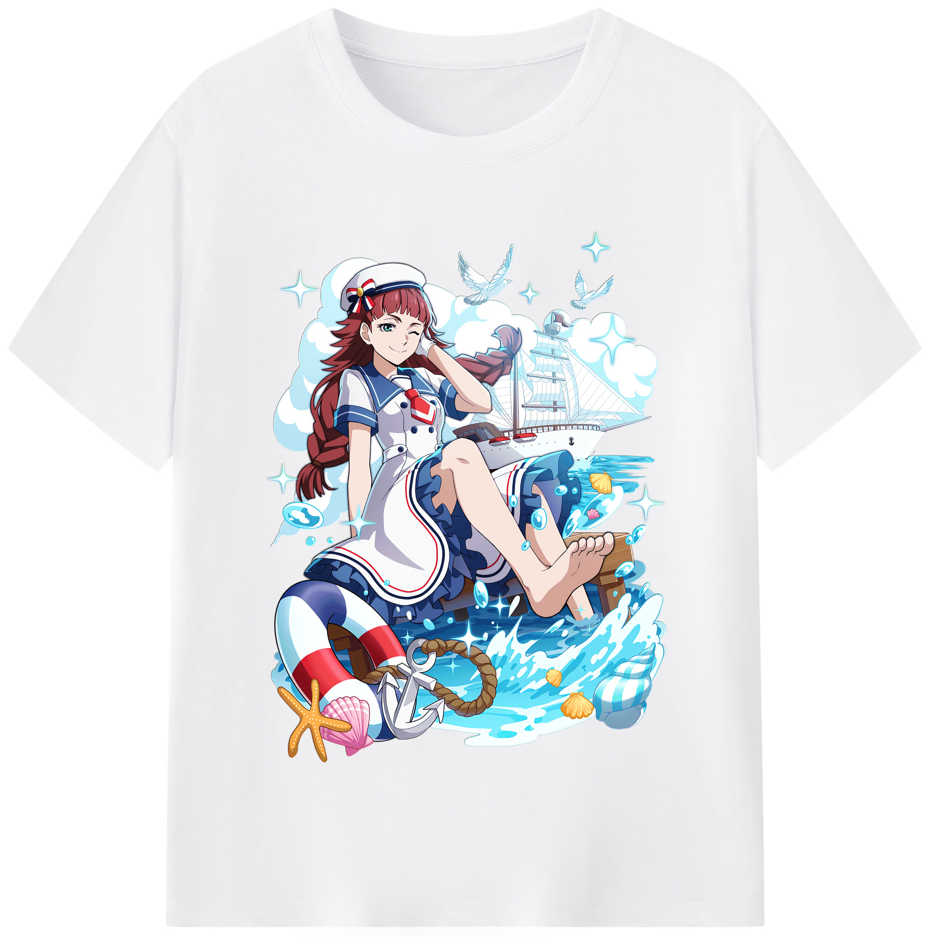 （画像用） 文豪ストレイドッグス Bungo Stray Dogs 綿100％半袖Tシャツ（フロントプリント）