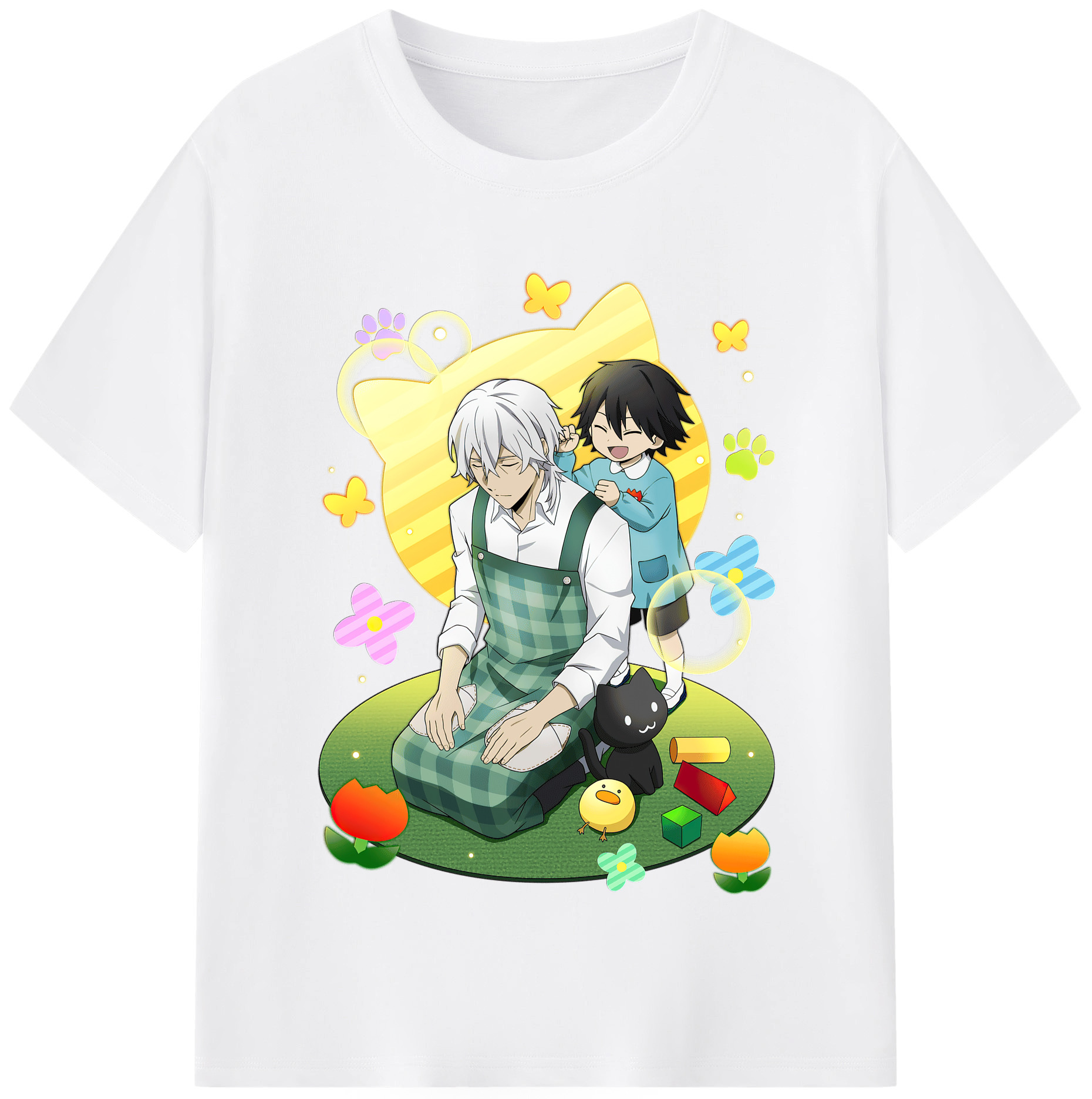 （画像用） 文豪ストレイドッグス Bungo Stray Dogs 綿100％半袖Tシャツ（フロントプリント）