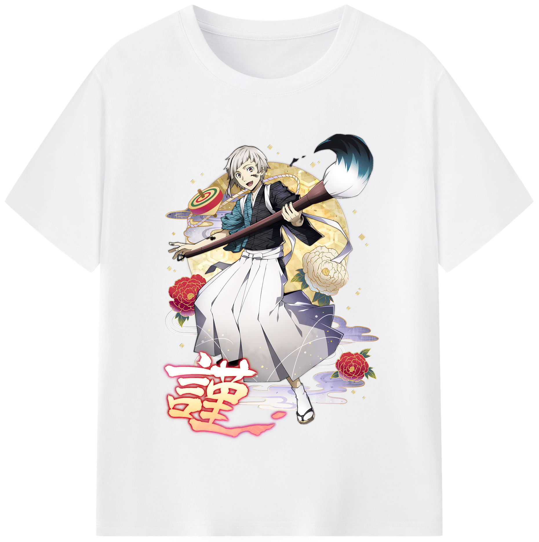 （画像用） 文豪ストレイドッグス Bungo Stray Dogs 綿100％半袖Tシャツ（フロントプリント）