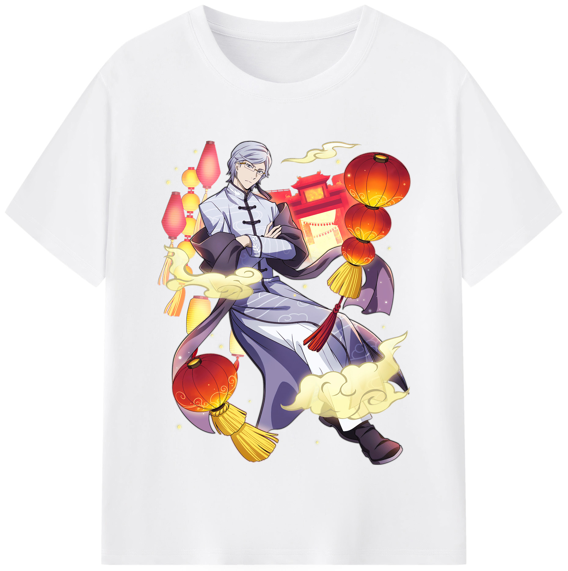 （画像用） 文豪ストレイドッグス Bungo Stray Dogs 綿100％半袖Tシャツ（フロントプリント）