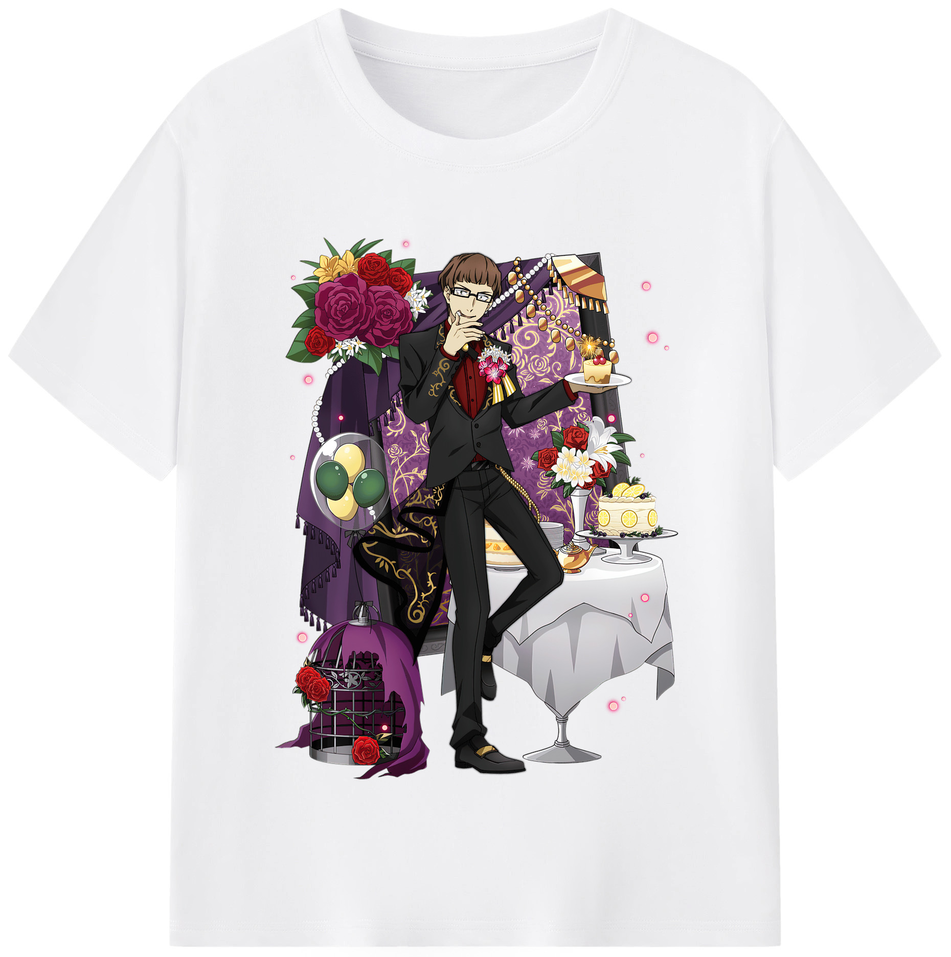 （画像用） 文豪ストレイドッグス Bungo Stray Dogs 綿100％半袖Tシャツ（フロントプリント）