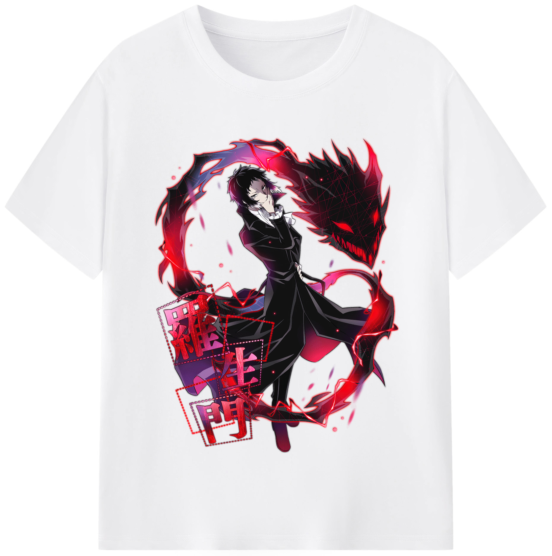 （画像用） 文豪ストレイドッグス Bungo Stray Dogs 綿100％半袖Tシャツ（フロントプリント）