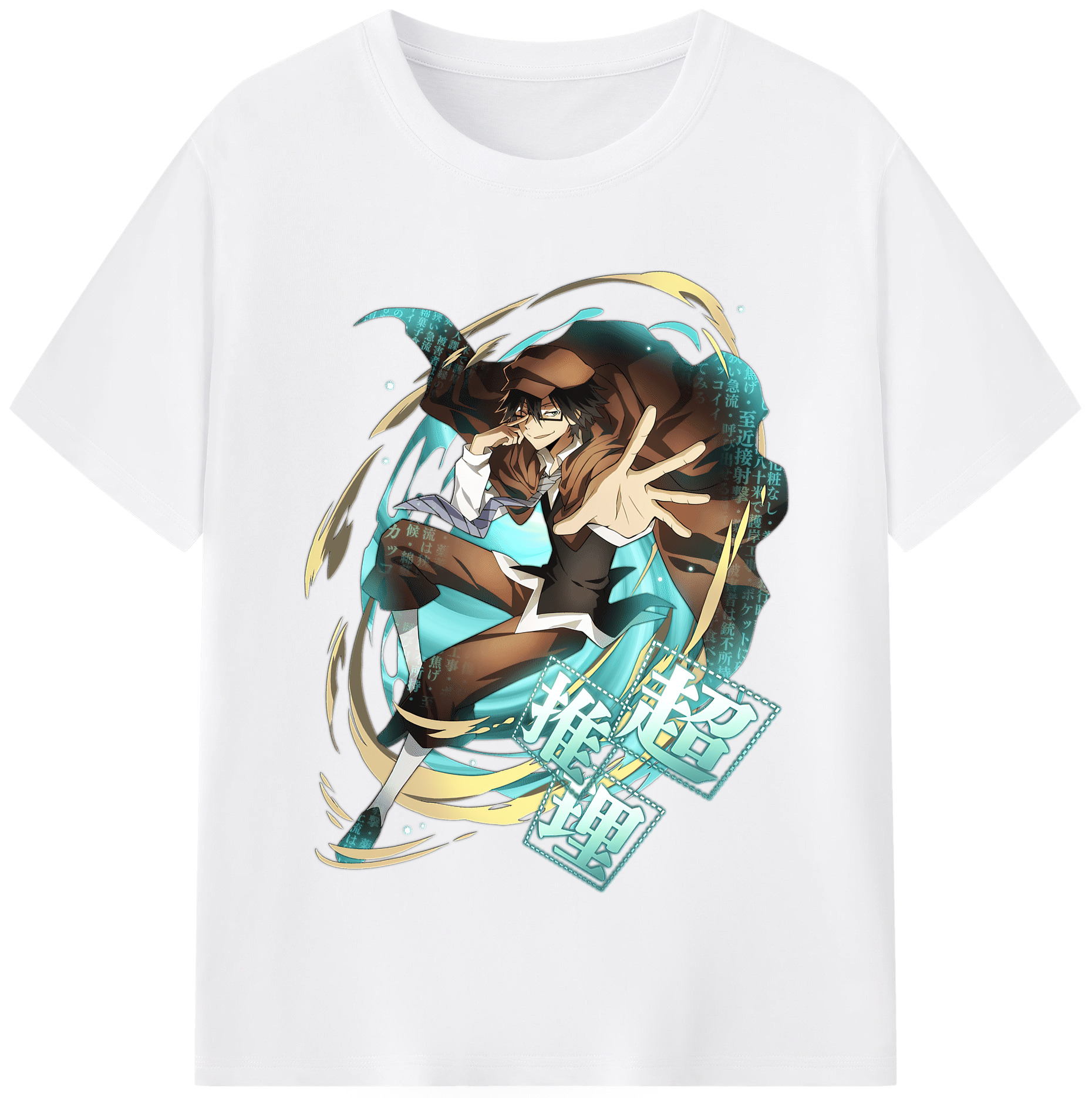 （画像用） 文豪ストレイドッグス Bungo Stray Dogs 綿100％半袖Tシャツ（フロントプリント）