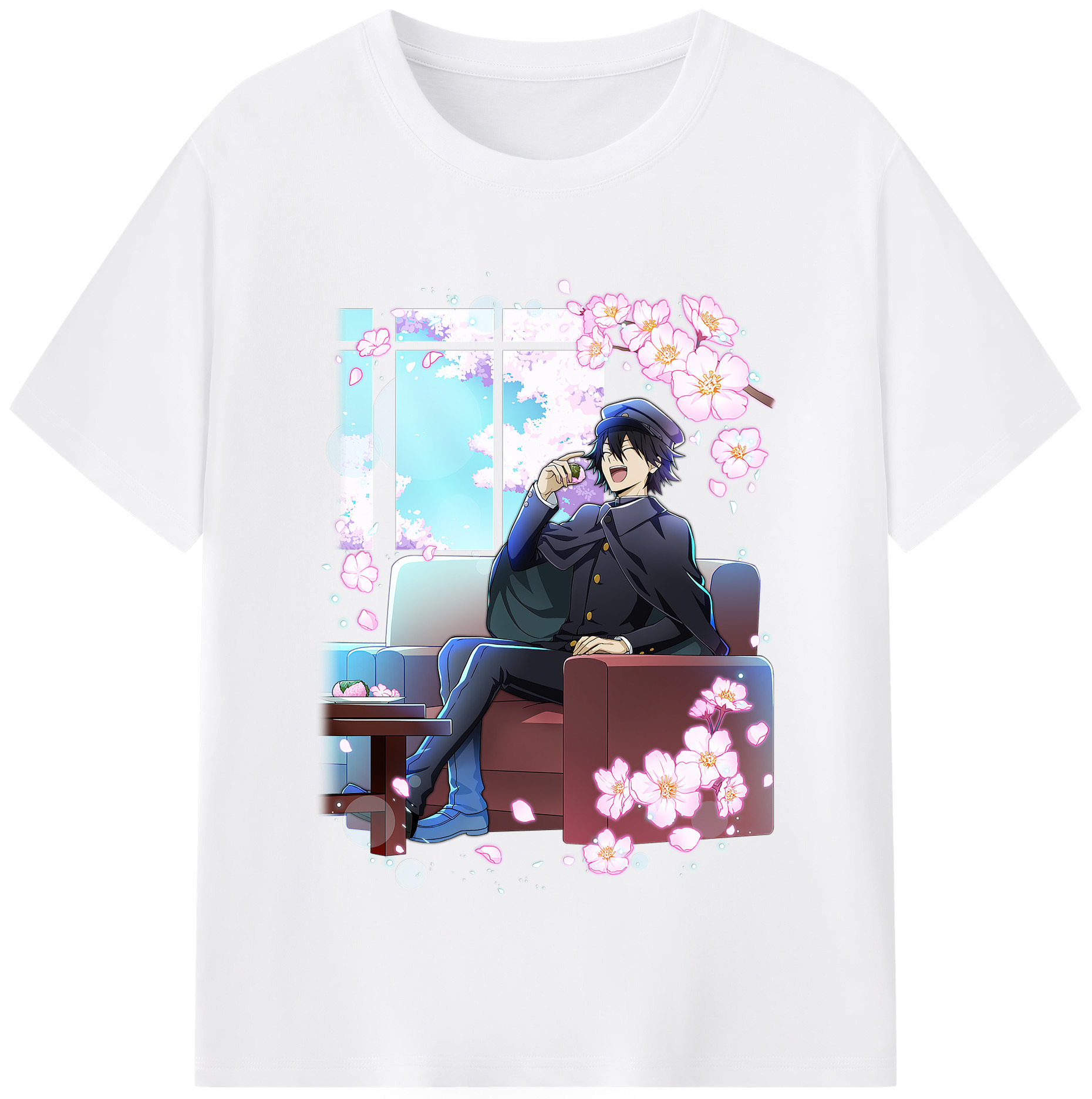 （画像用） 文豪ストレイドッグス Bungo Stray Dogs 綿100％半袖Tシャツ（フロントプリント）