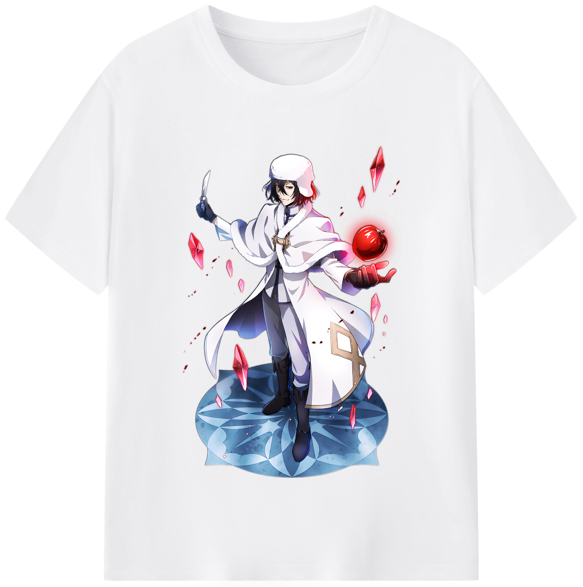 （画像用） 文豪ストレイドッグス Bungo Stray Dogs 綿100％半袖Tシャツ（フロントプリント）