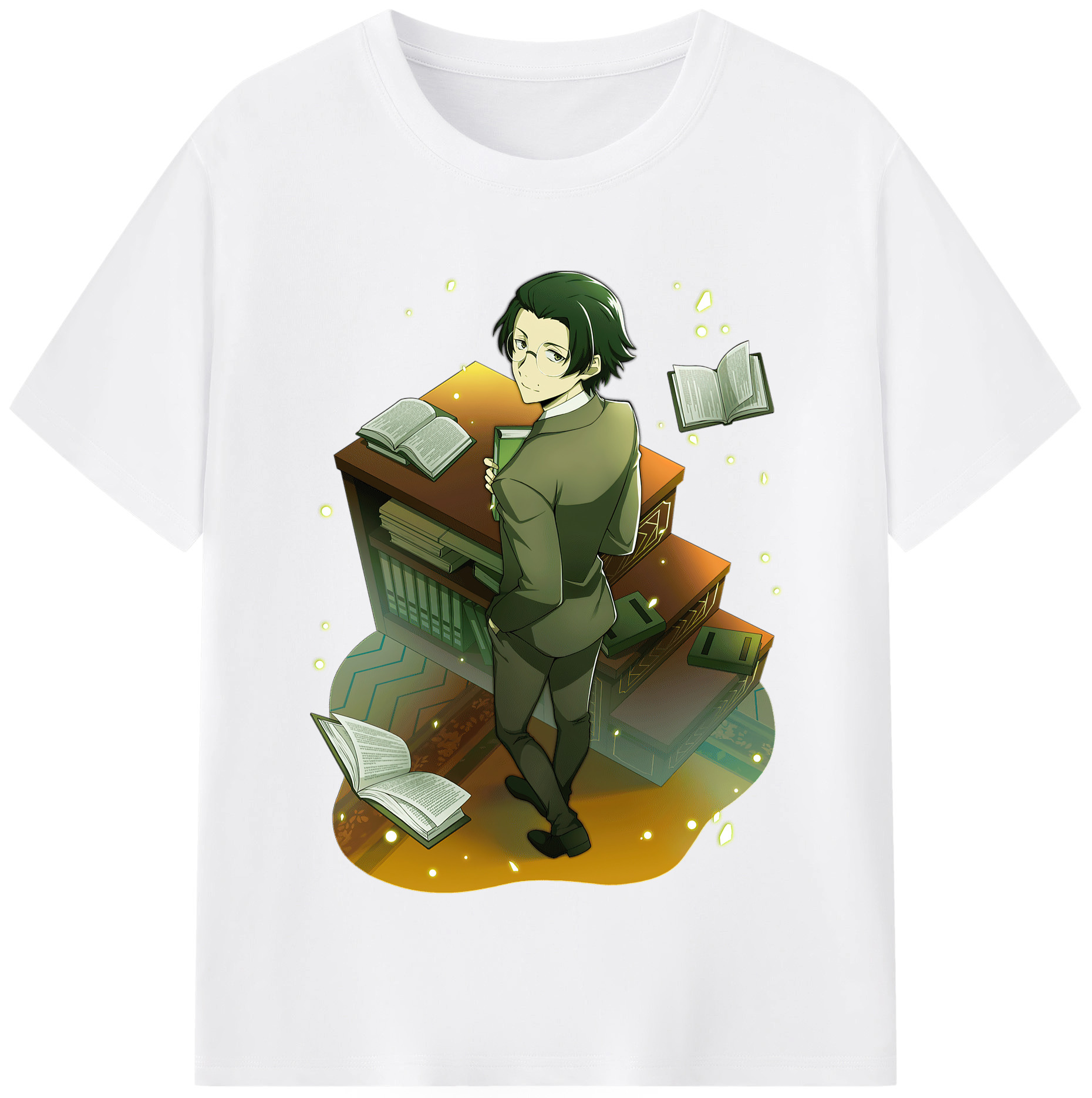 （画像用） 文豪ストレイドッグス Bungo Stray Dogs 綿100％半袖Tシャツ（フロントプリント）
