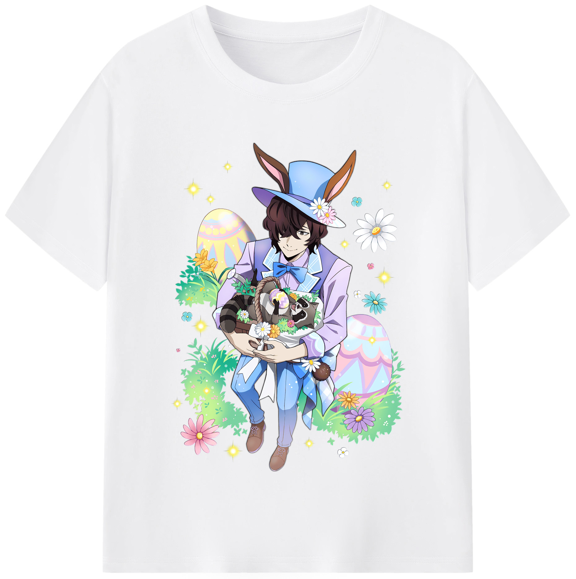 （画像用） 文豪ストレイドッグス Bungo Stray Dogs 綿100％半袖Tシャツ（フロントプリント）