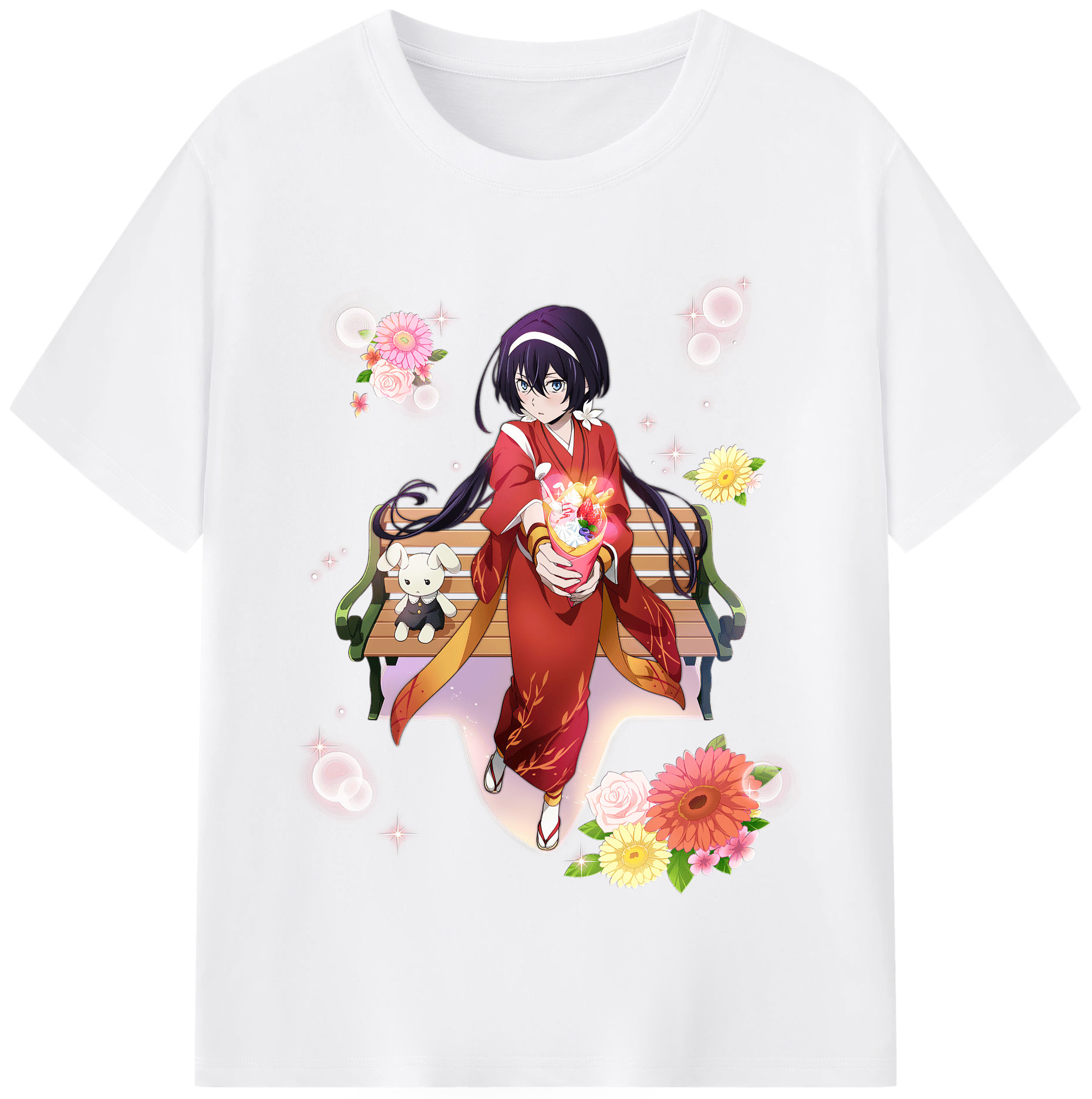 （画像用） 文豪ストレイドッグス Bungo Stray Dogs 綿100％半袖Tシャツ（フロントプリント）
