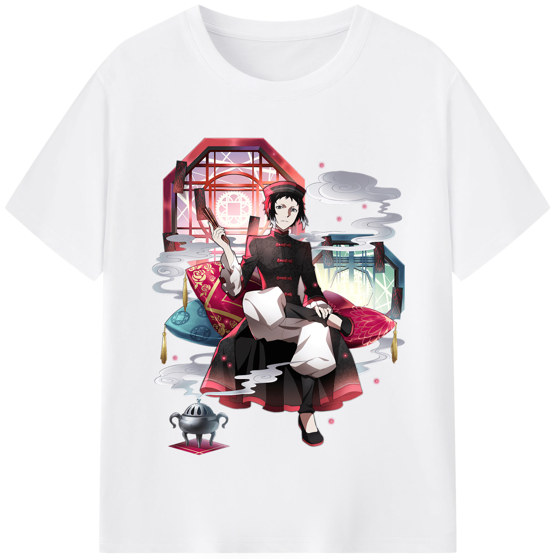（画像用） 文豪ストレイドッグス Bungo Stray Dogs 綿100％半袖Tシャツ（フロントプリント）