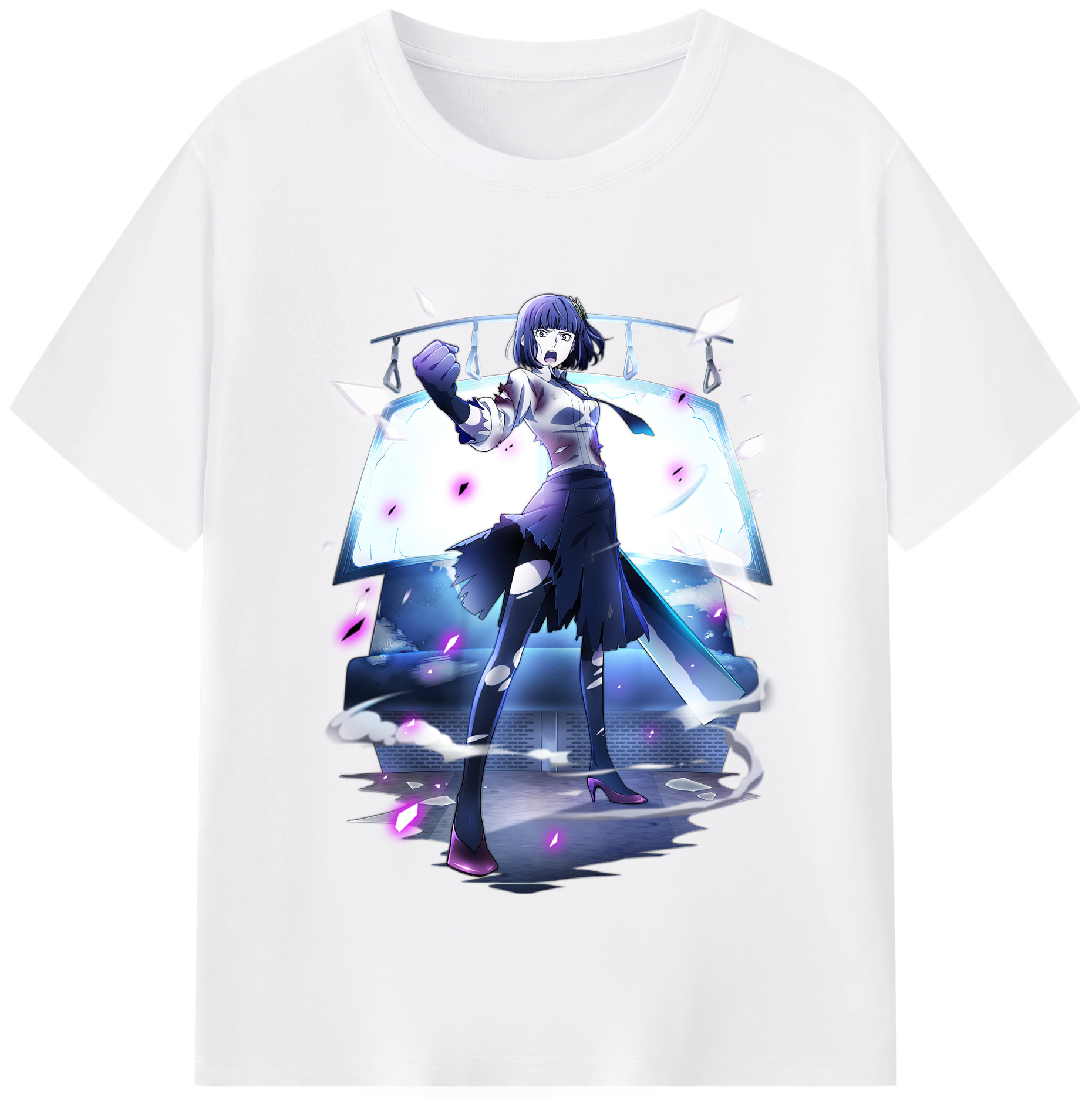 （画像用） 文豪ストレイドッグス Bungo Stray Dogs 綿100％半袖Tシャツ（フロントプリント）