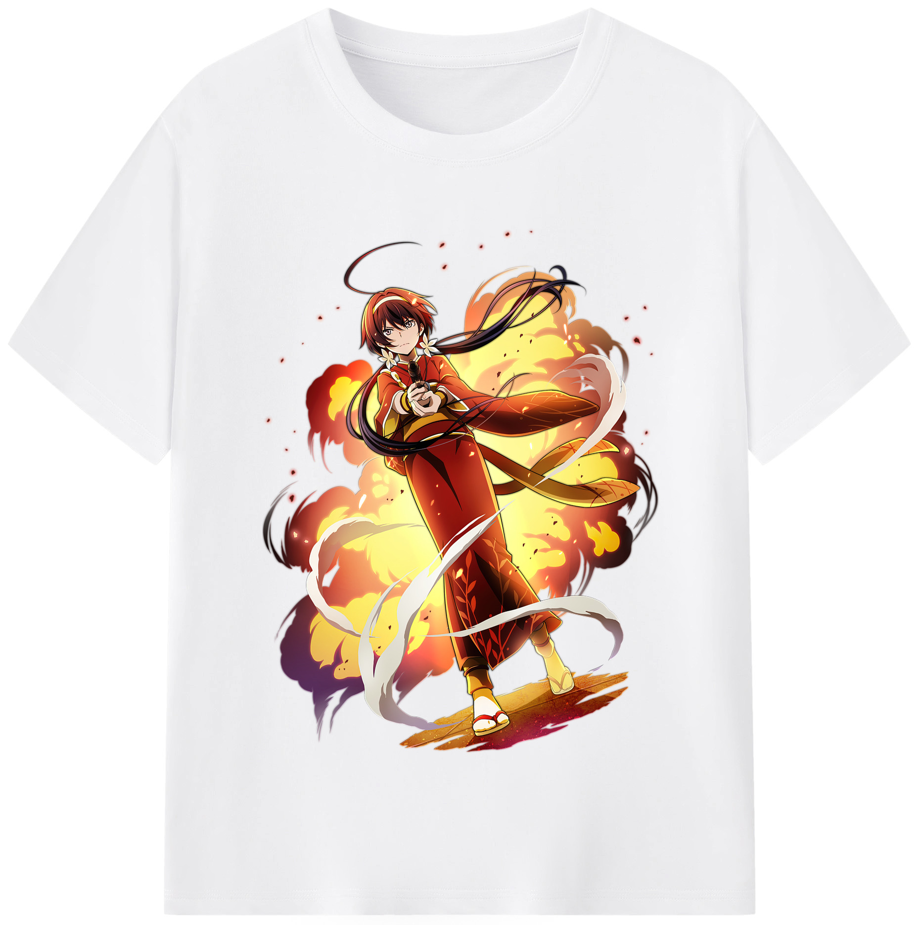 （画像用） 文豪ストレイドッグス Bungo Stray Dogs 綿100％半袖Tシャツ（フロントプリント）