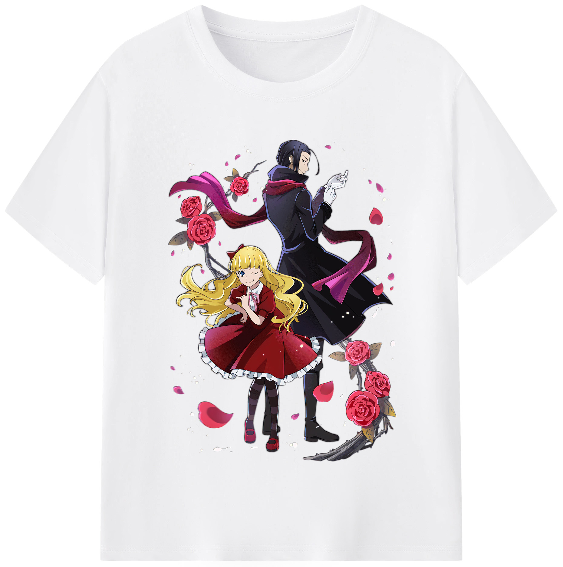 （画像用） 文豪ストレイドッグス Bungo Stray Dogs 綿100％半袖Tシャツ（フロントプリント）