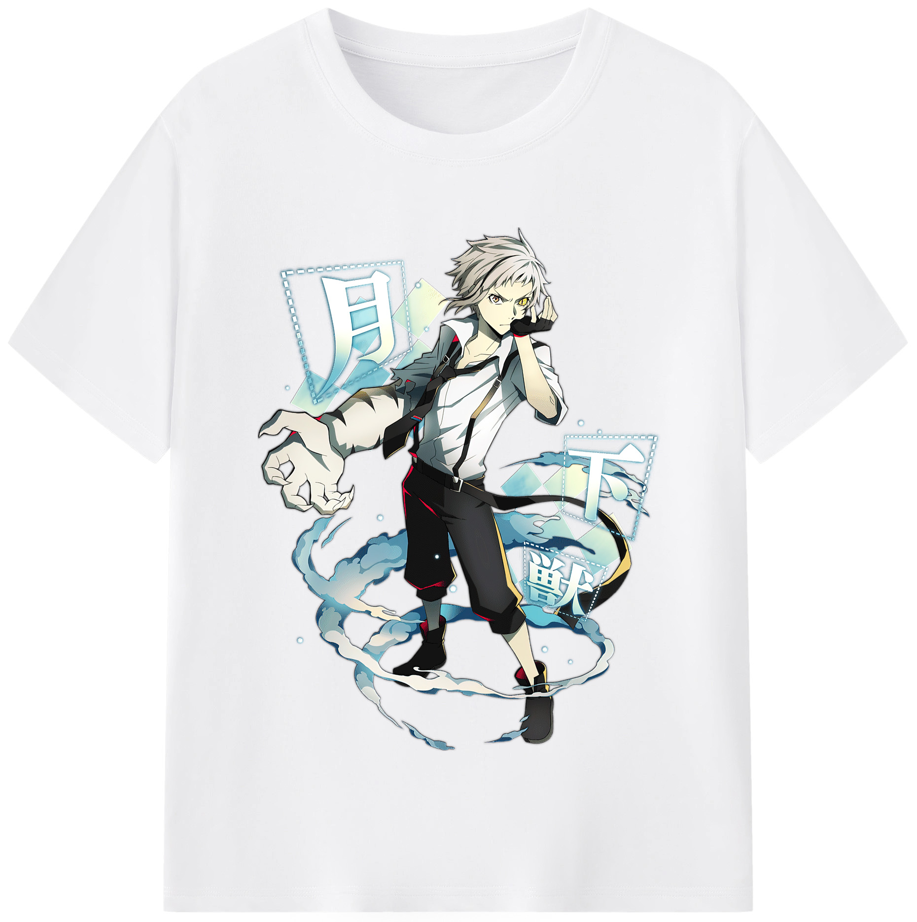 （画像用） 文豪ストレイドッグス Bungo Stray Dogs 綿100％半袖Tシャツ（フロントプリント）