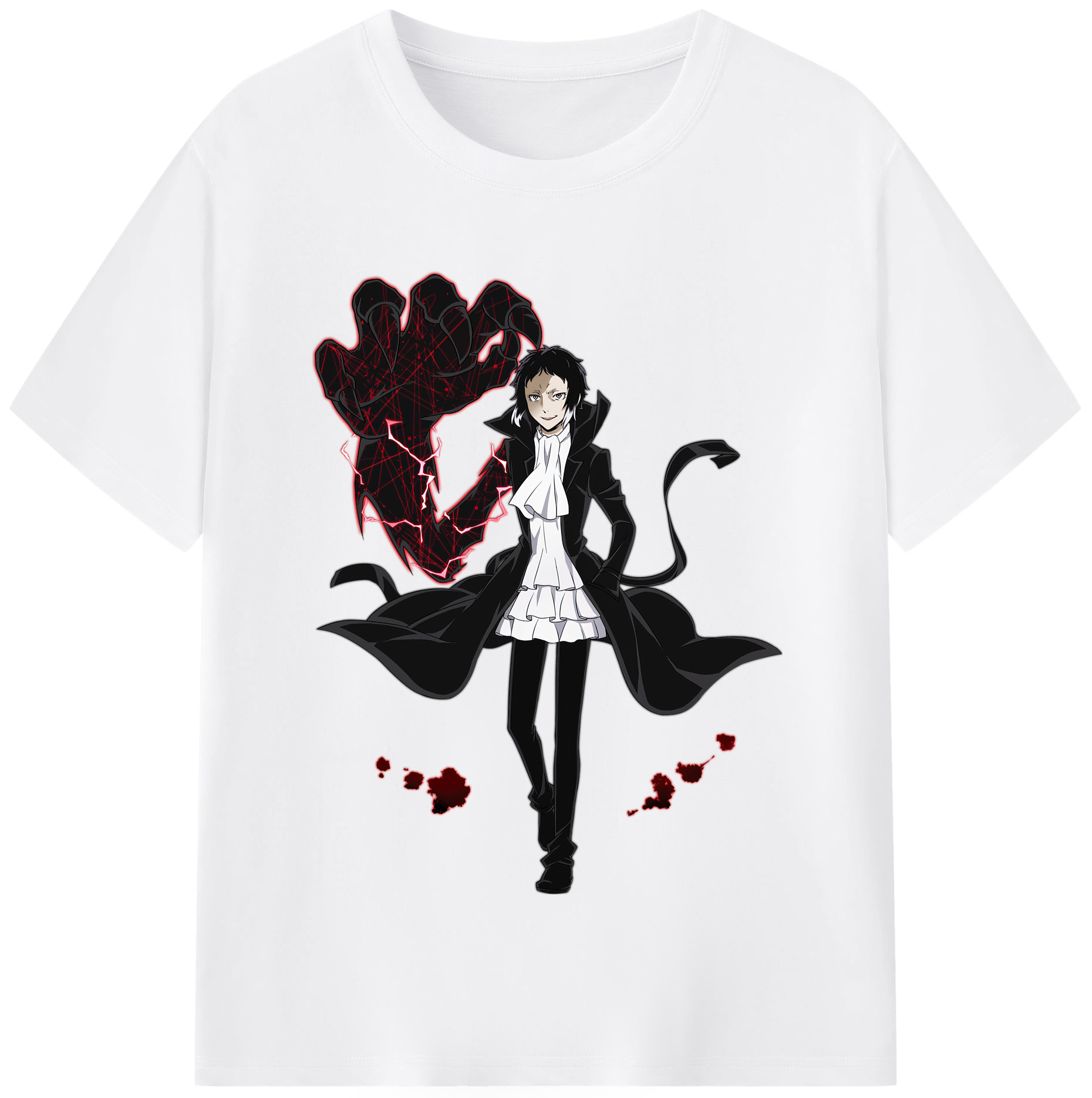 （画像用） 文豪ストレイドッグス Bungo Stray Dogs 綿100％半袖Tシャツ（フロントプリント）