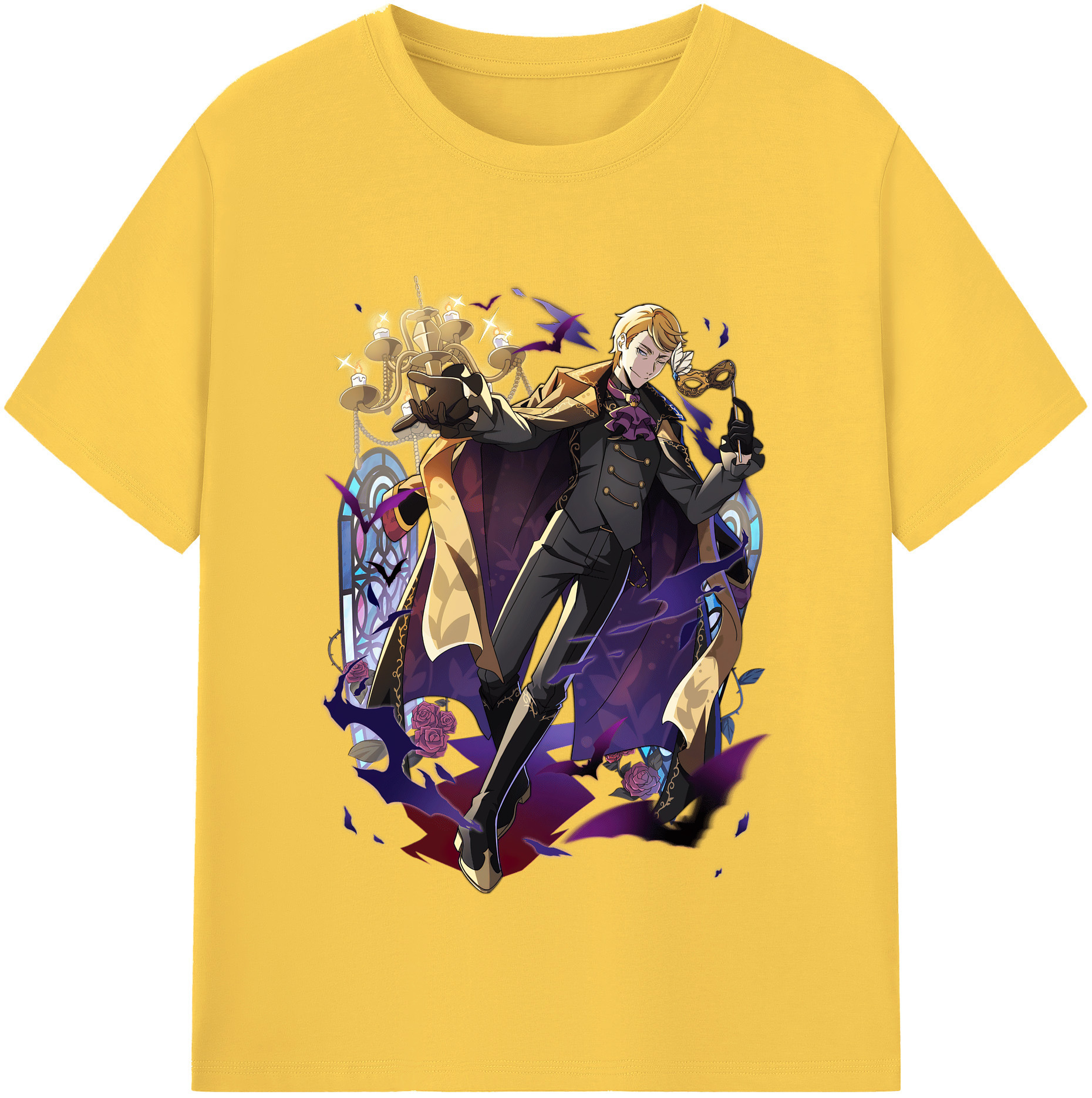 （画像用） 文豪ストレイドッグス Bungo Stray Dogs 綿100％半袖Tシャツ（フロントプリント）