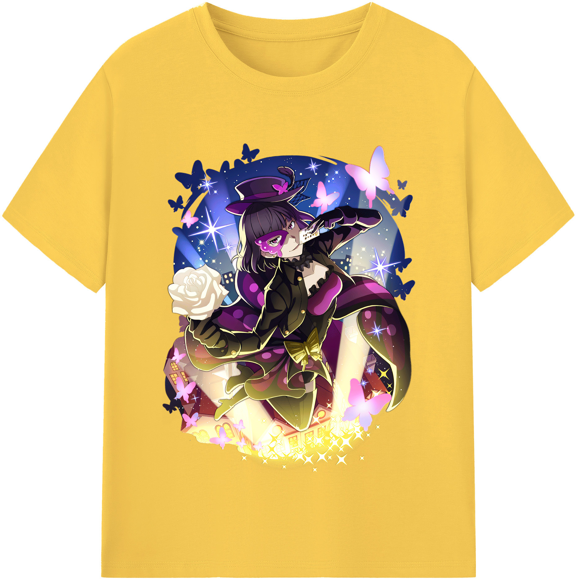 （画像用） 文豪ストレイドッグス Bungo Stray Dogs 綿100％半袖Tシャツ（フロントプリント）