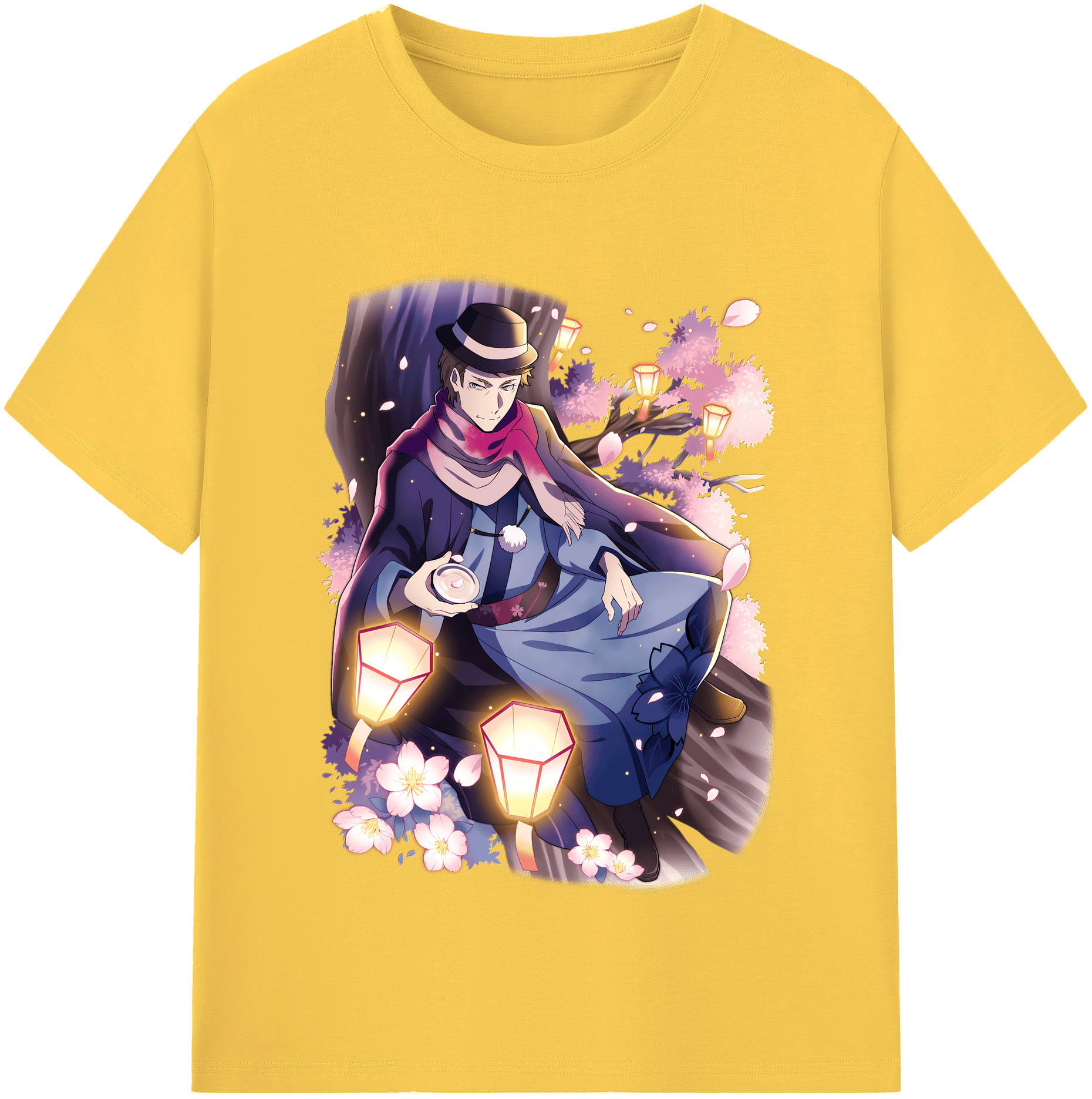 （画像用） 文豪ストレイドッグス Bungo Stray Dogs 綿100％半袖Tシャツ（フロントプリント）