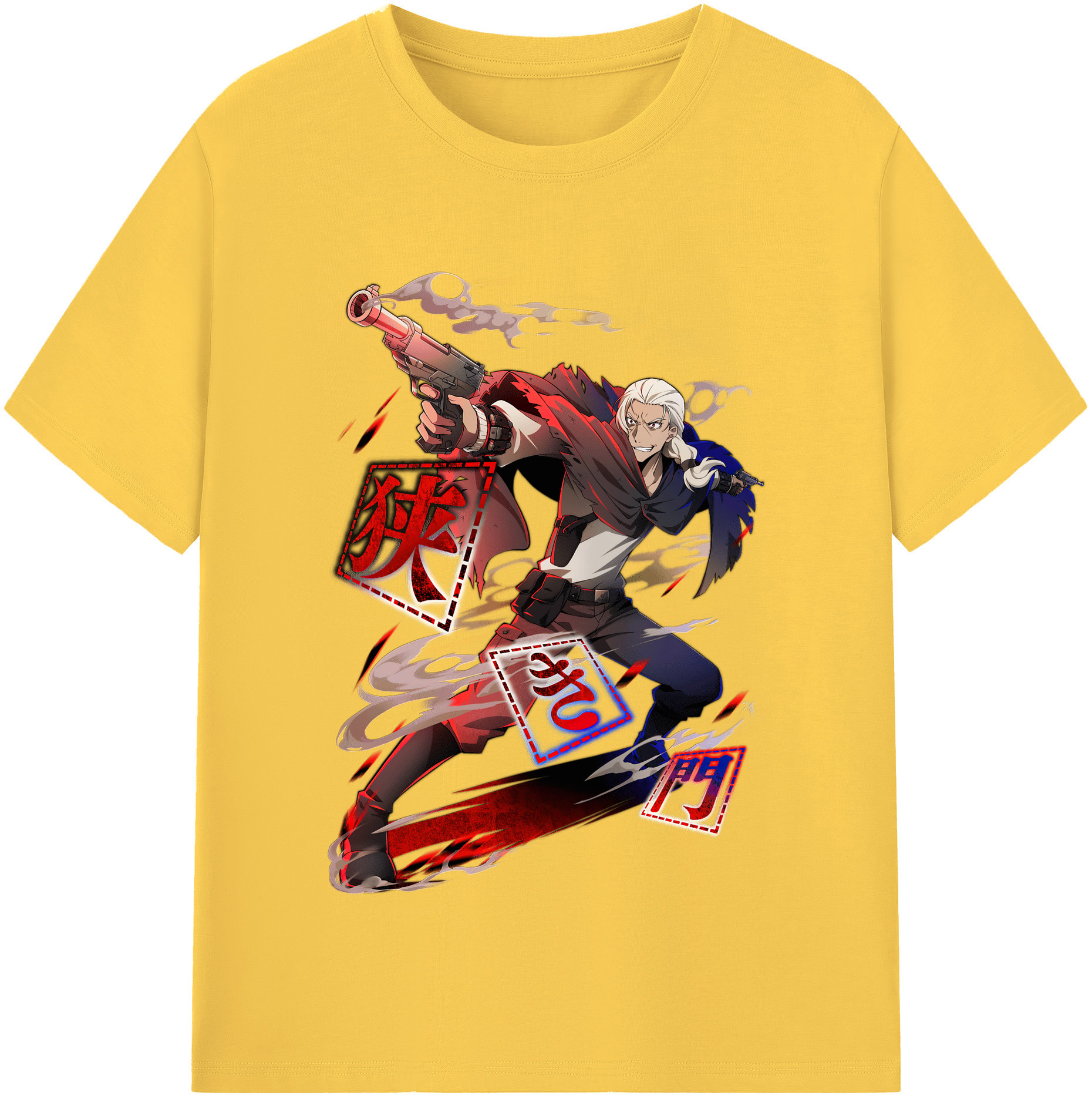 （画像用） 文豪ストレイドッグス Bungo Stray Dogs 綿100％半袖Tシャツ（フロントプリント）