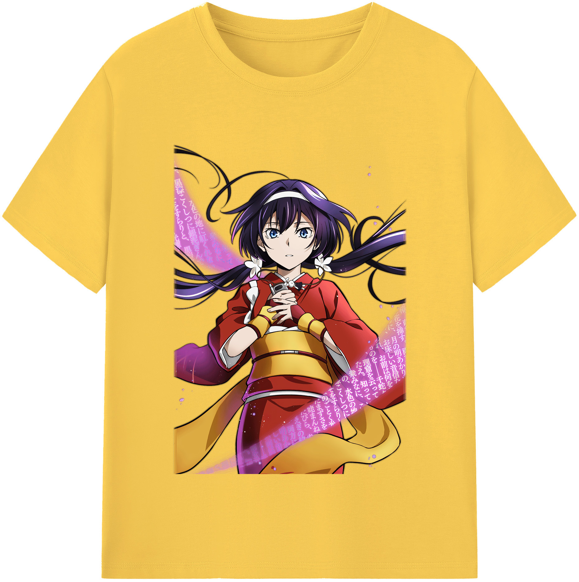 （画像用） 文豪ストレイドッグス Bungo Stray Dogs 綿100％半袖Tシャツ（フロントプリント）