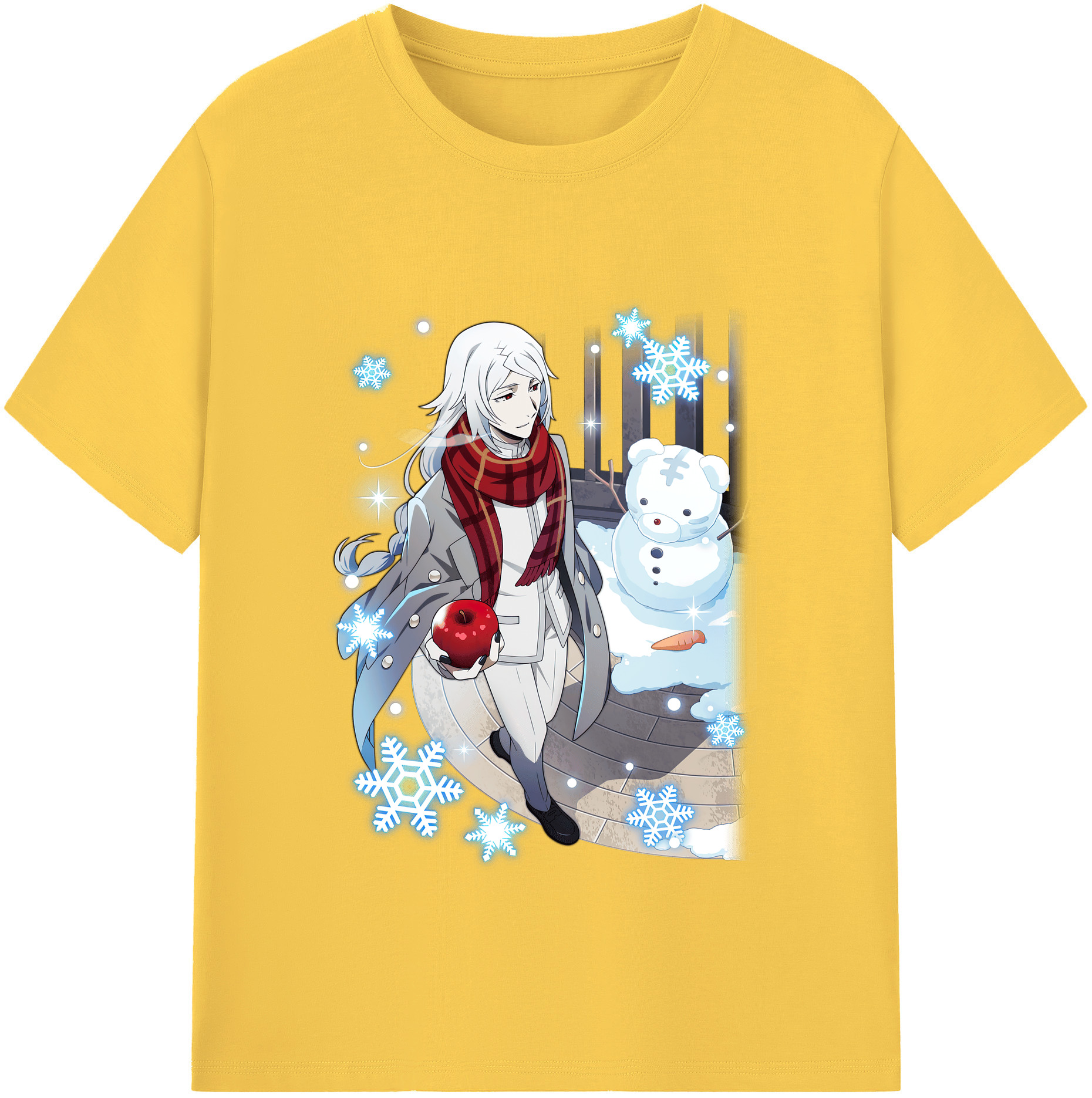 （画像用） 文豪ストレイドッグス Bungo Stray Dogs 綿100％半袖Tシャツ（フロントプリント）