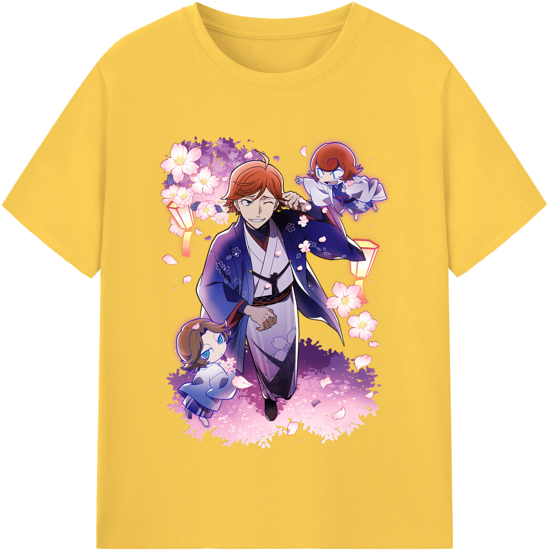 （画像用） 文豪ストレイドッグス Bungo Stray Dogs 綿100％半袖Tシャツ（フロントプリント）